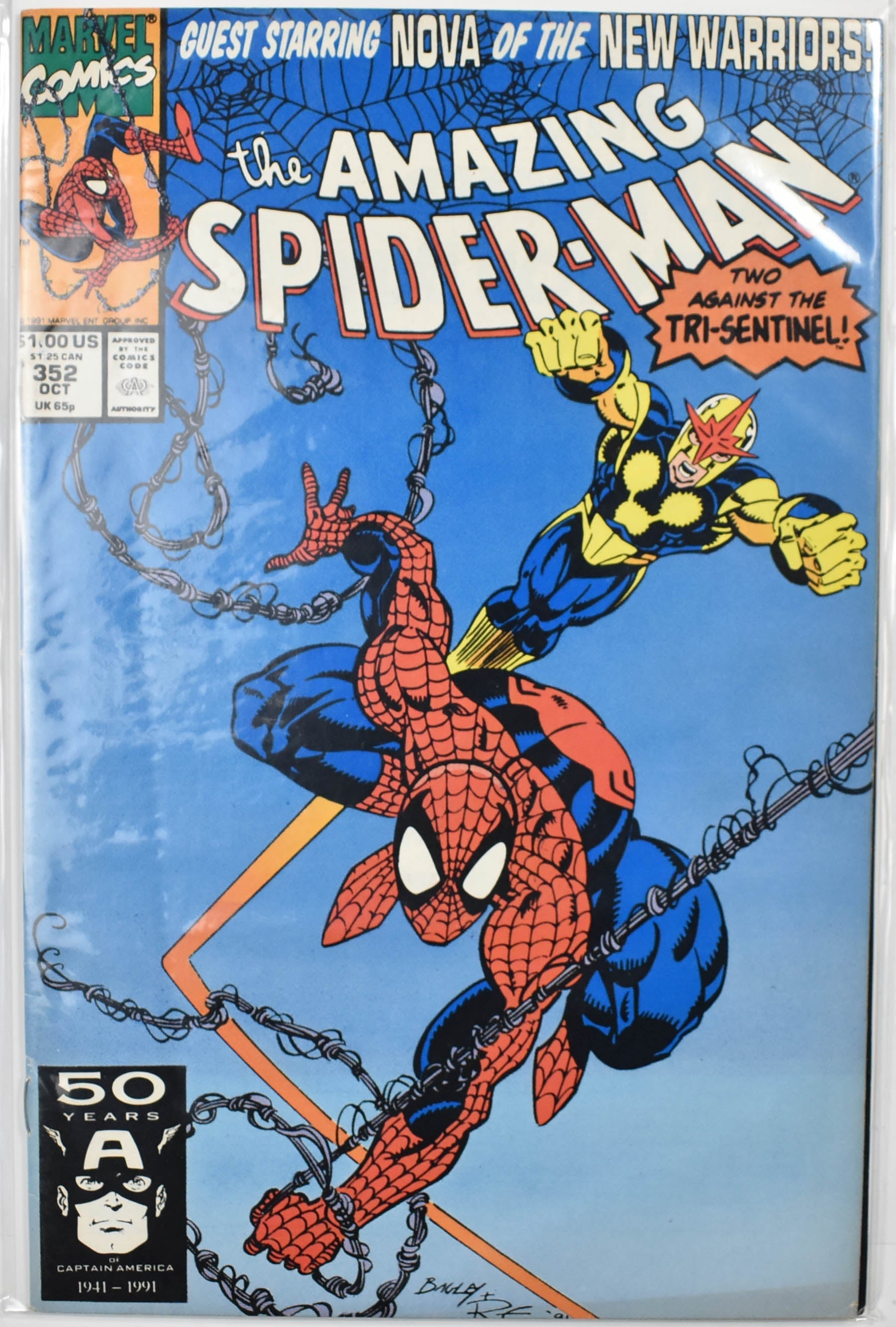 The Amazing Spider Man Marvel Comic Book 352 OCT