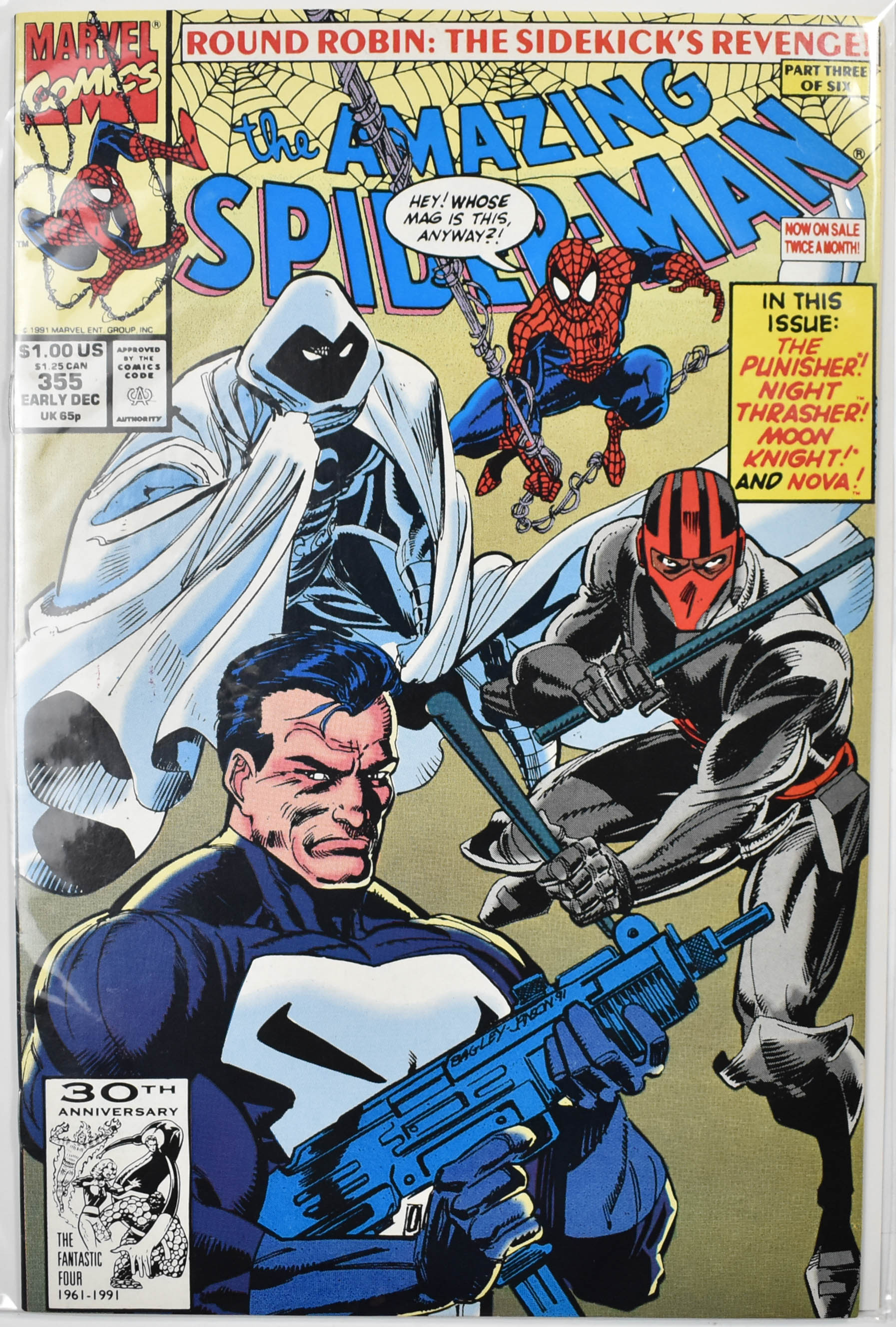 The Amazing Spider Man Marvel Comic Book 355 Early DEC