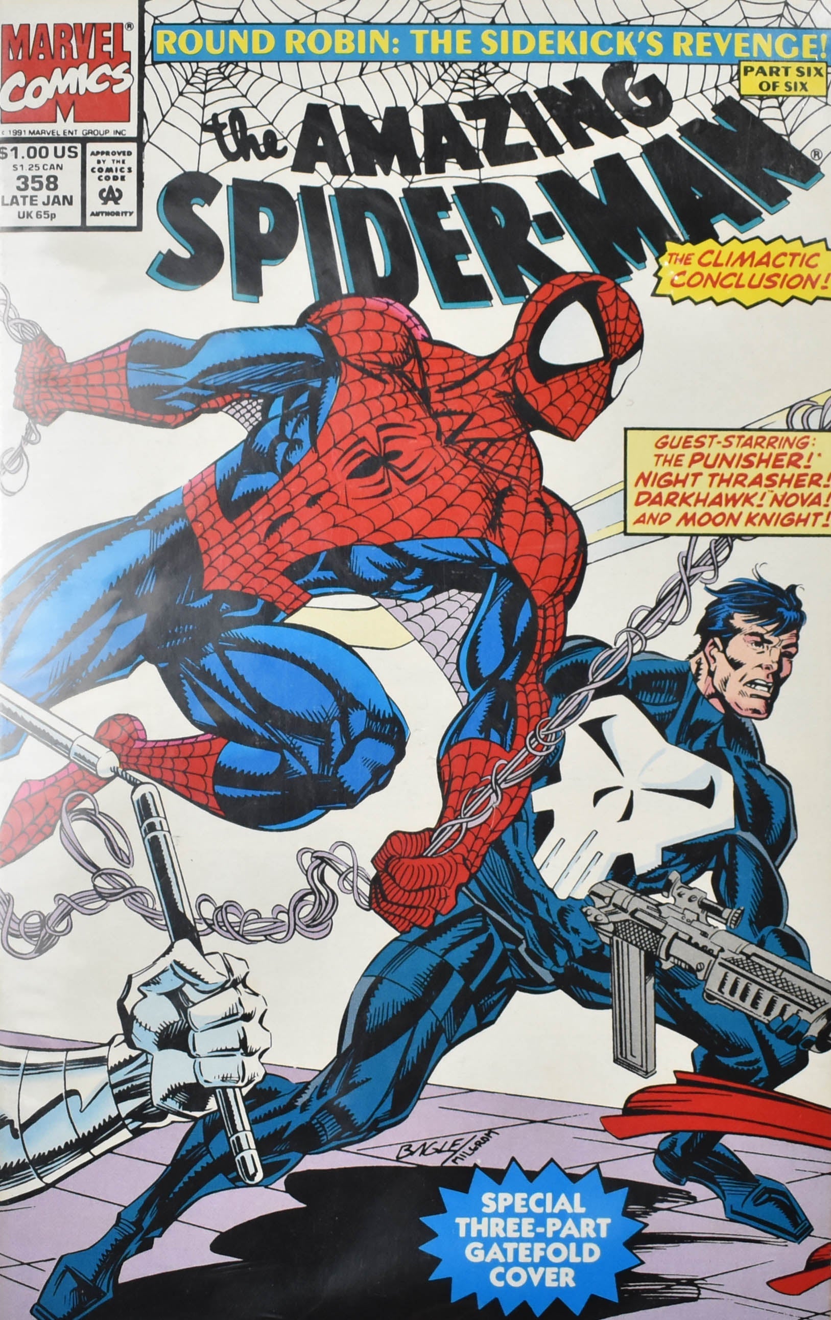 The Amazing Spider Man Marvel Comic Book 358 Late JAN