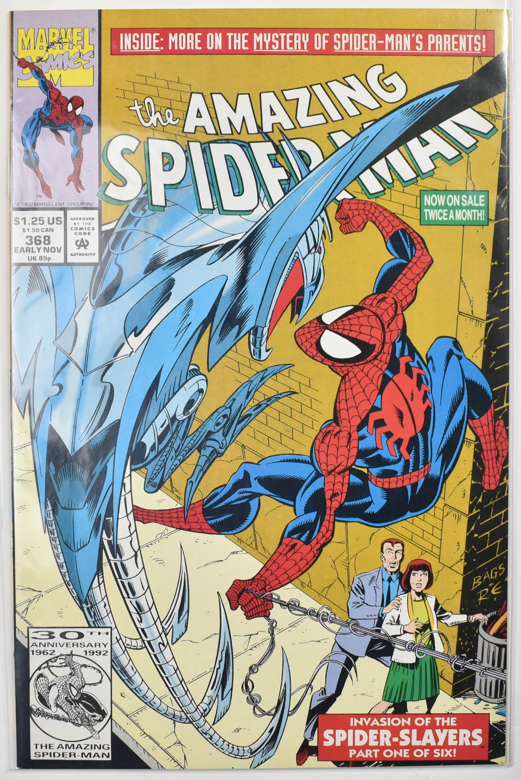 The Amazing Spider Man Marvel Comic Book 368 Early Nov