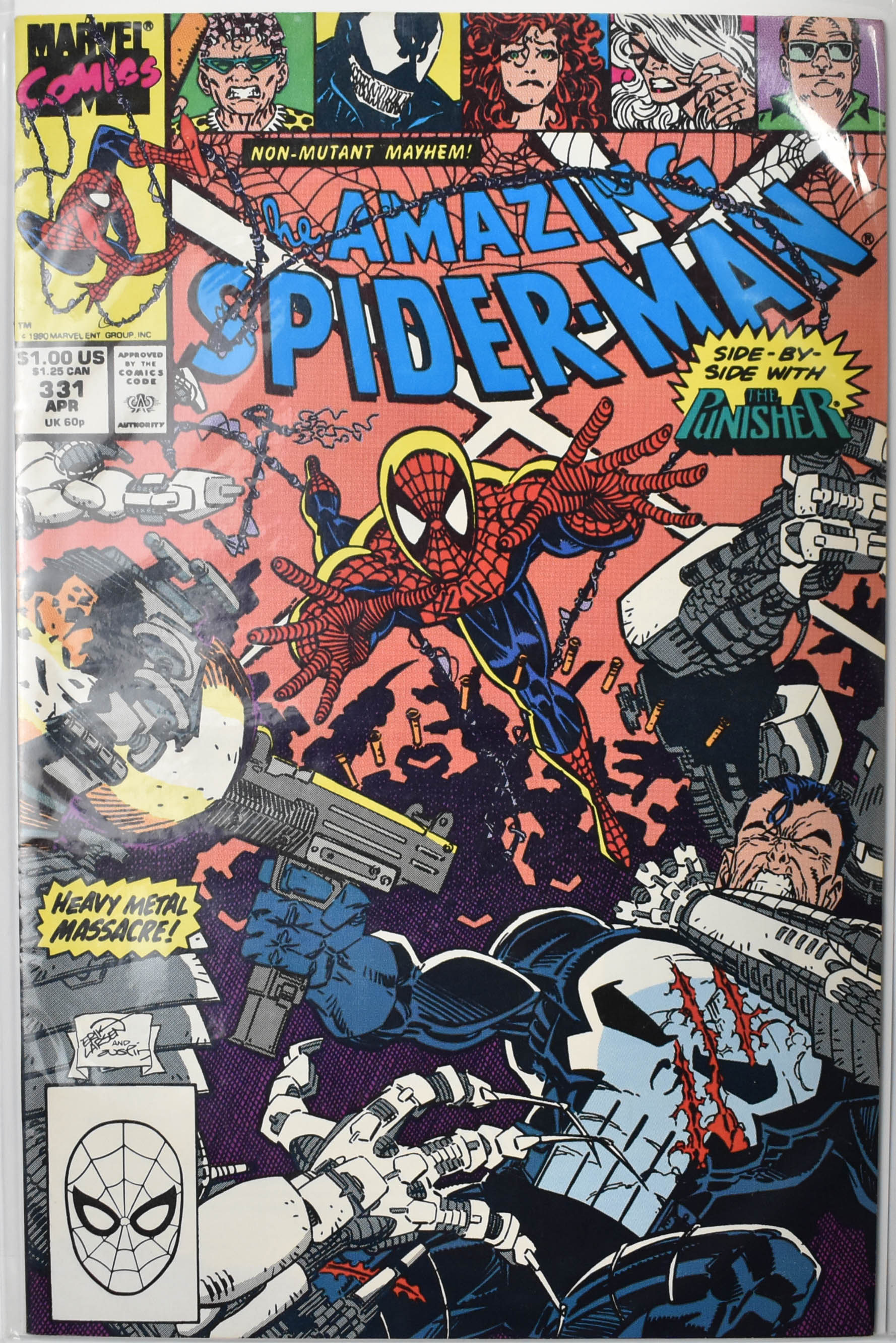 The Amazing Spider Man Marvel Comic Book 331 APR