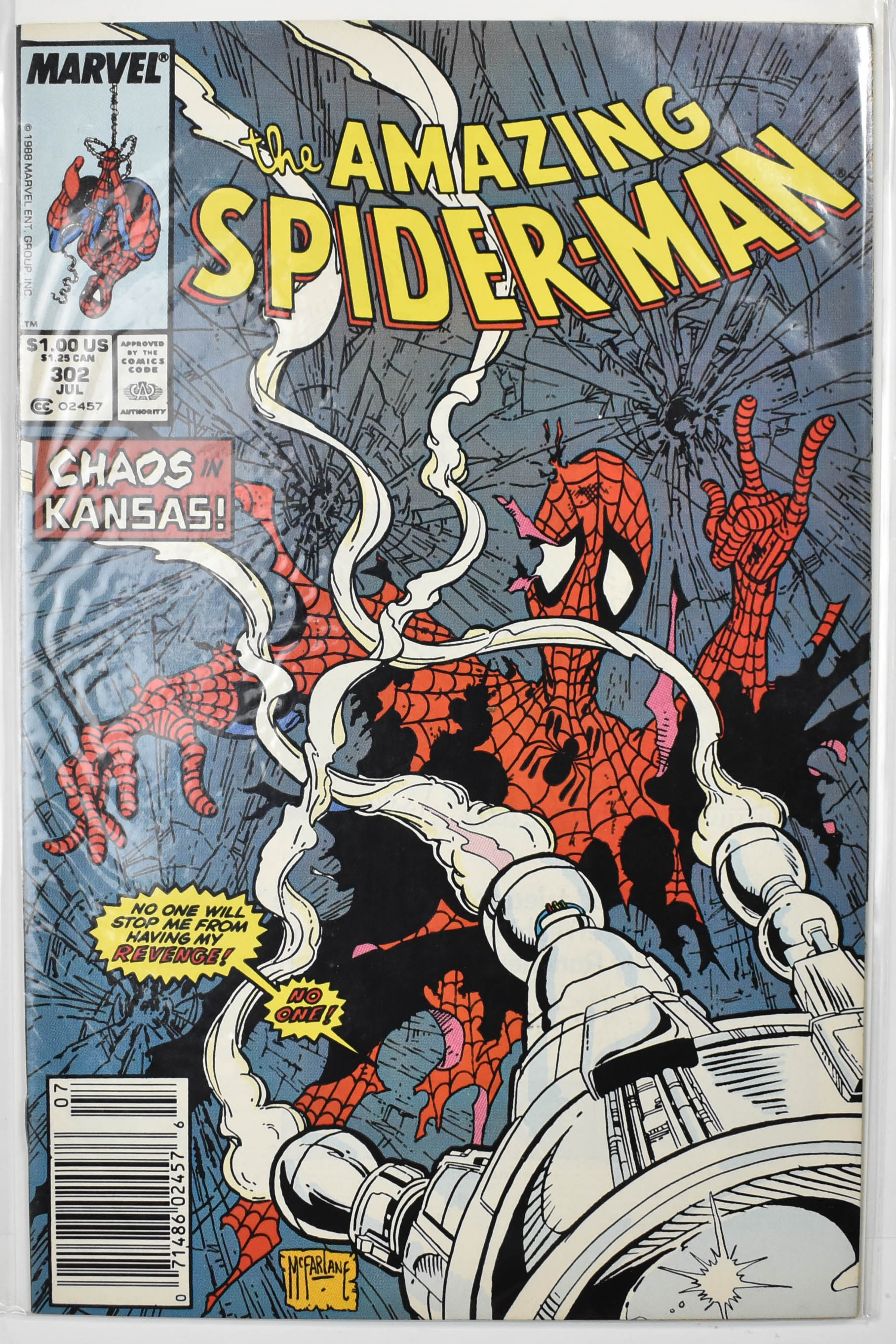 The Amazing Spider Man Marvel Comic Book 302 Jul