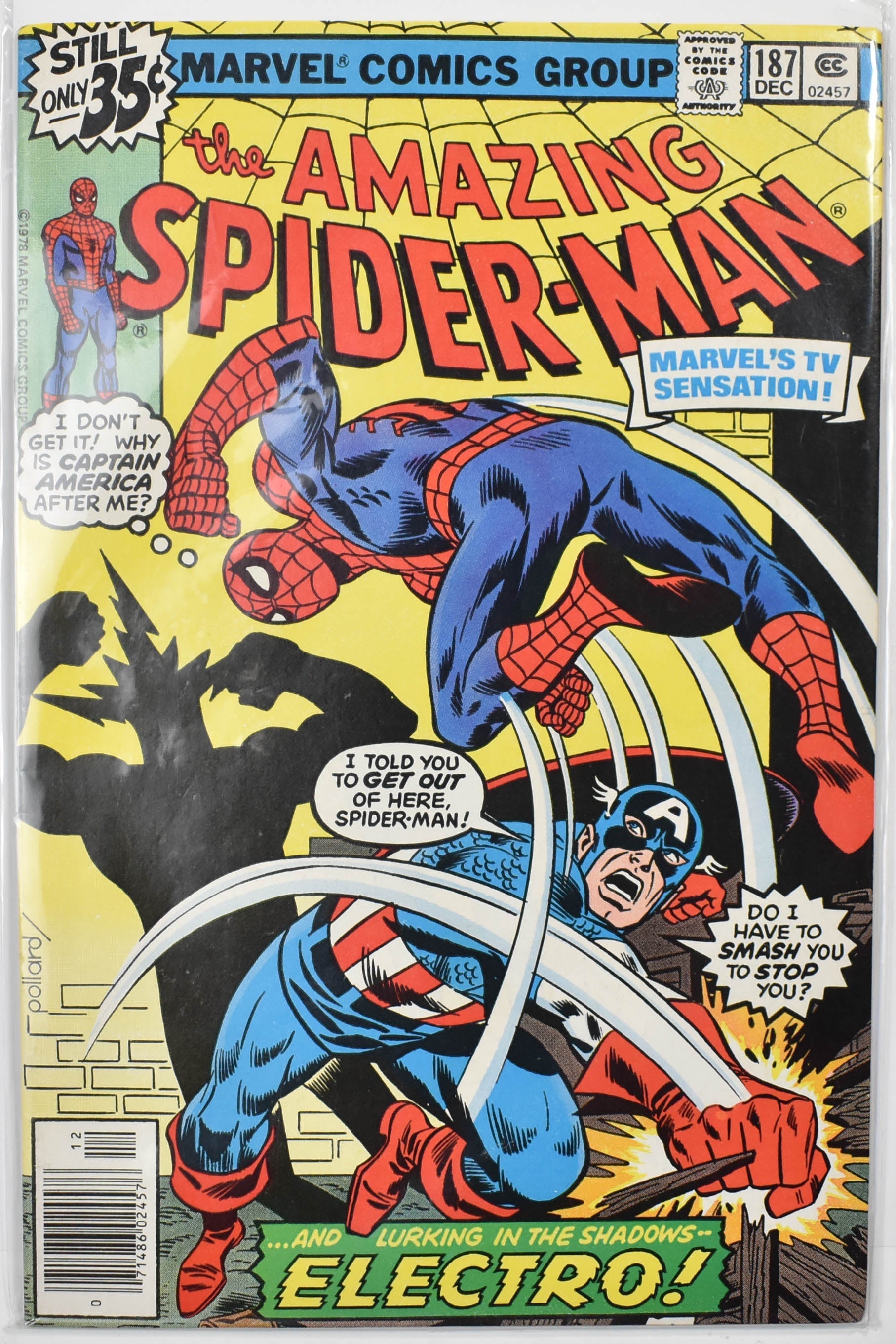 The Amazing Spider Man Marvel 187 Comic Book