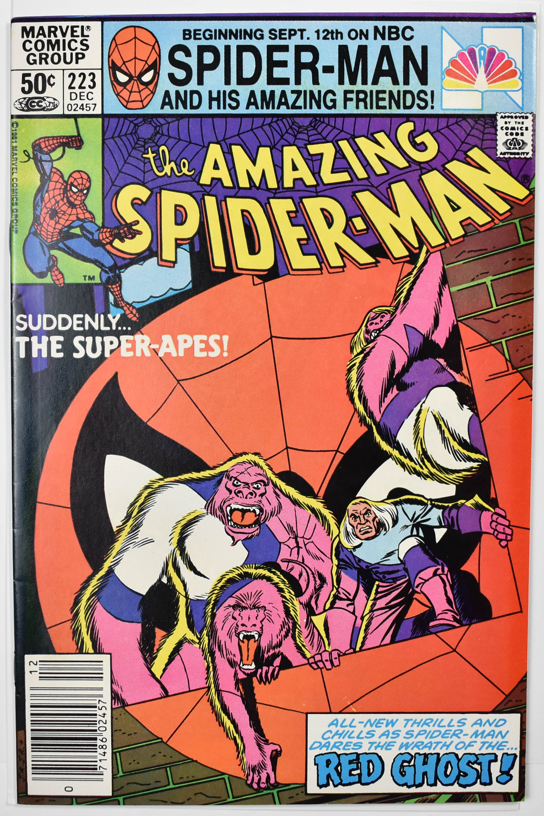 The Amazing Spider Man Marvel Comic Book 223 DEC