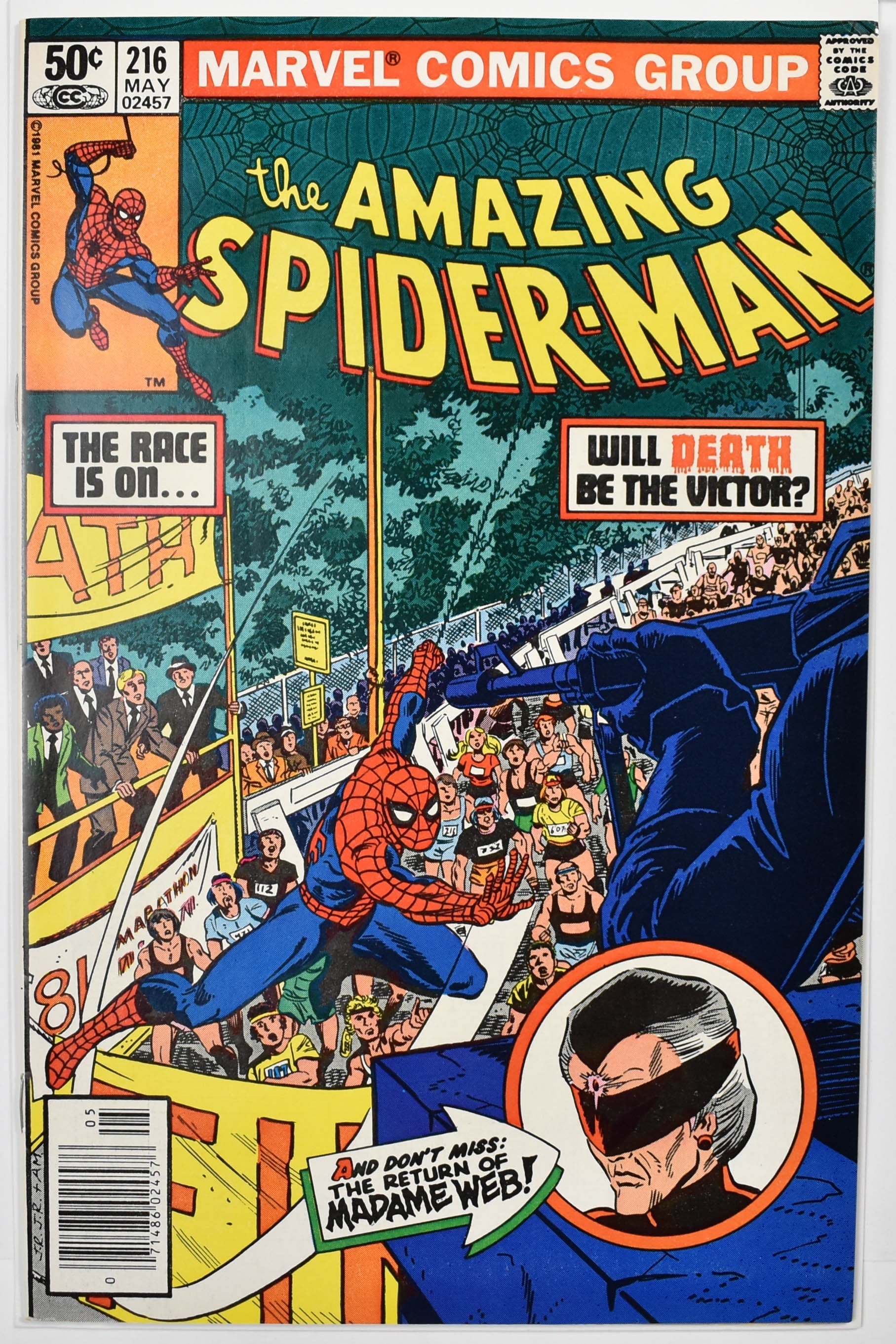 The Amazing Spider Man Marvel Comic Book 216 May