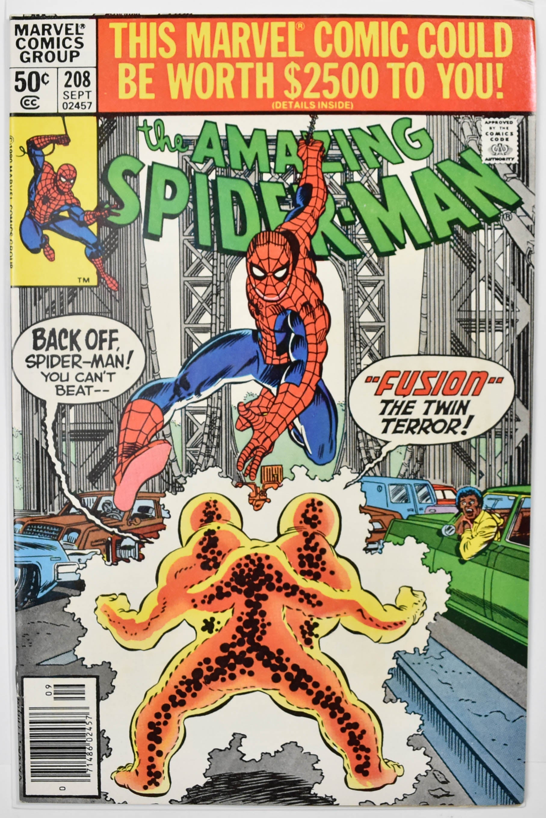 The Amazing Spider Man Marvel Comic Book 208 SEPT