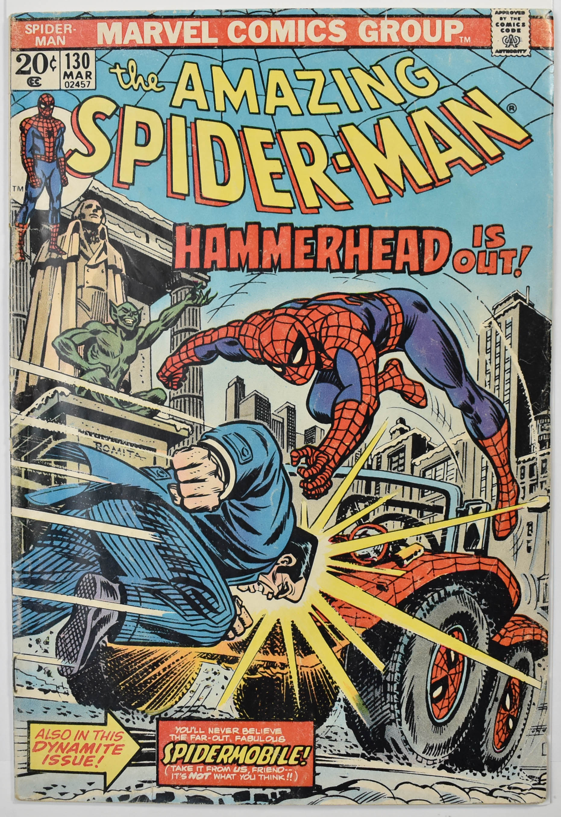 The Amazing Spider Man Marvel Comic Book 130 MAR