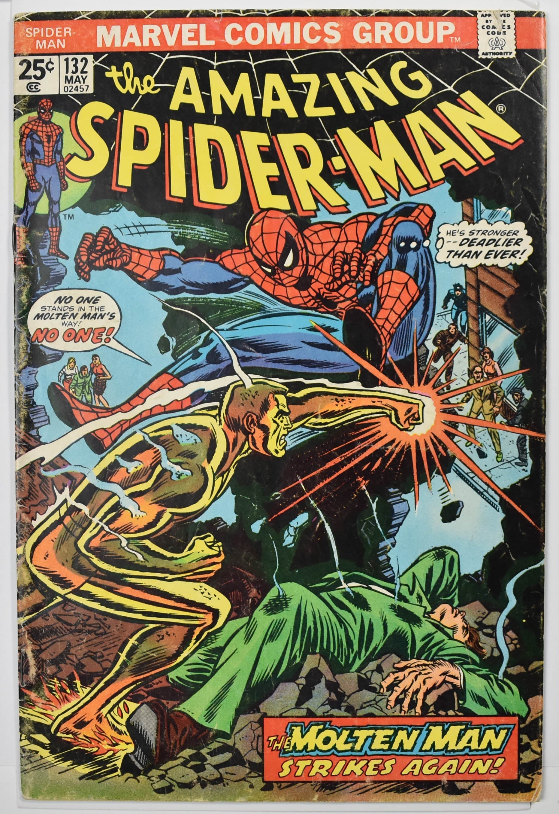The Amazing Spider Man Marvel Comic Book 132 May
