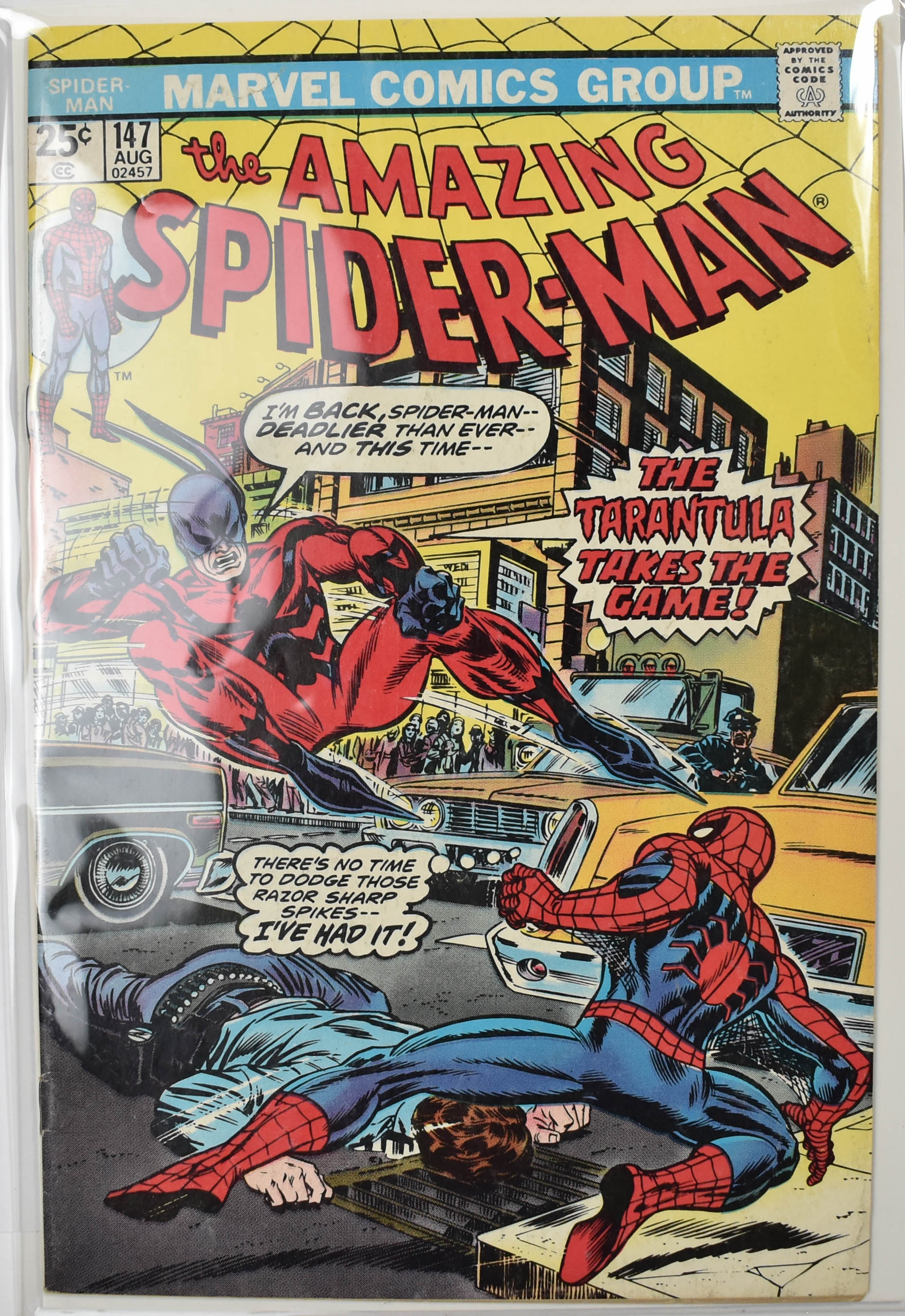 The Amazing Spider Man Marvel Comic Book 147 Aug