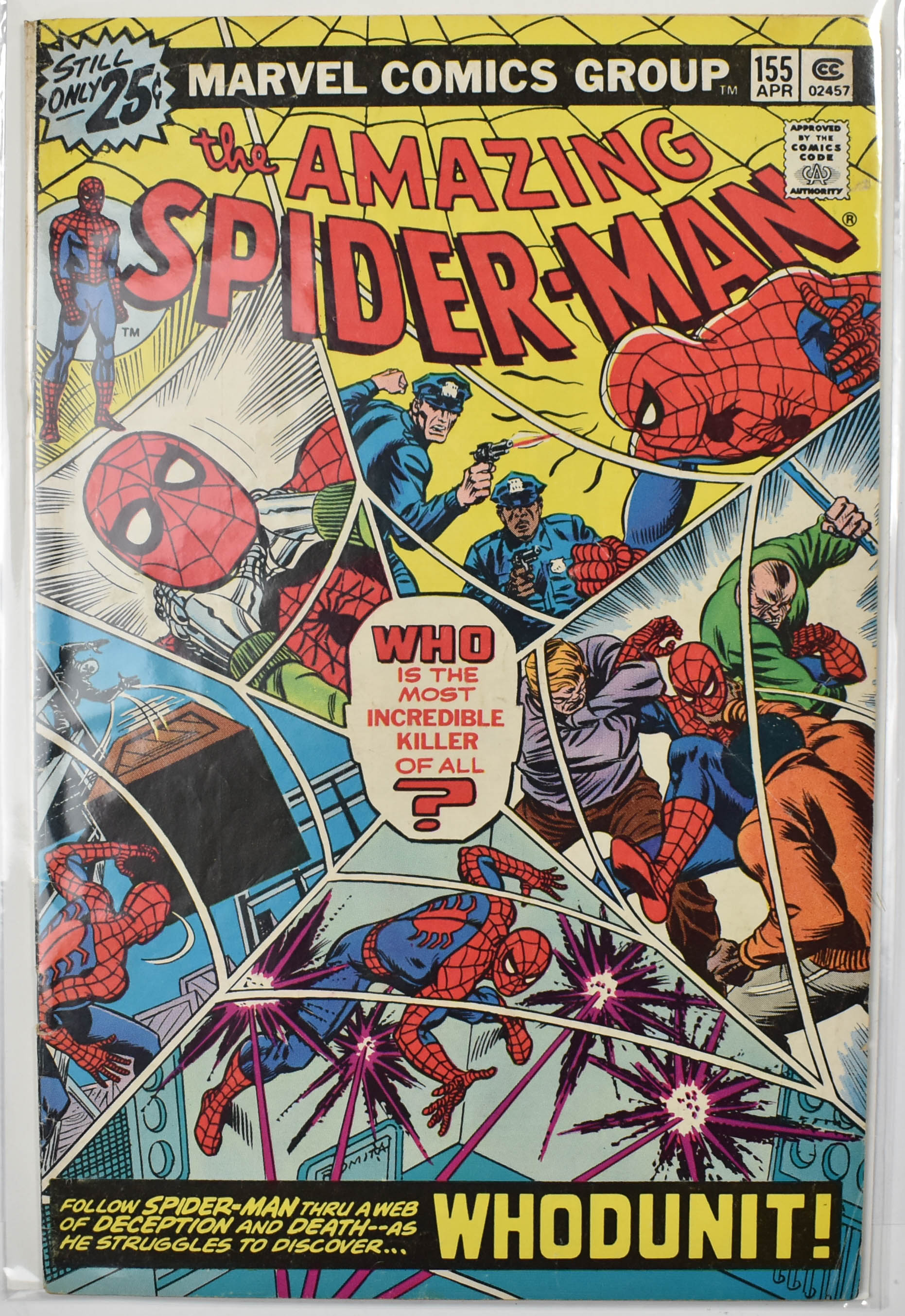 The Amazing Spider Man Marvel Comic Book 155 Apr