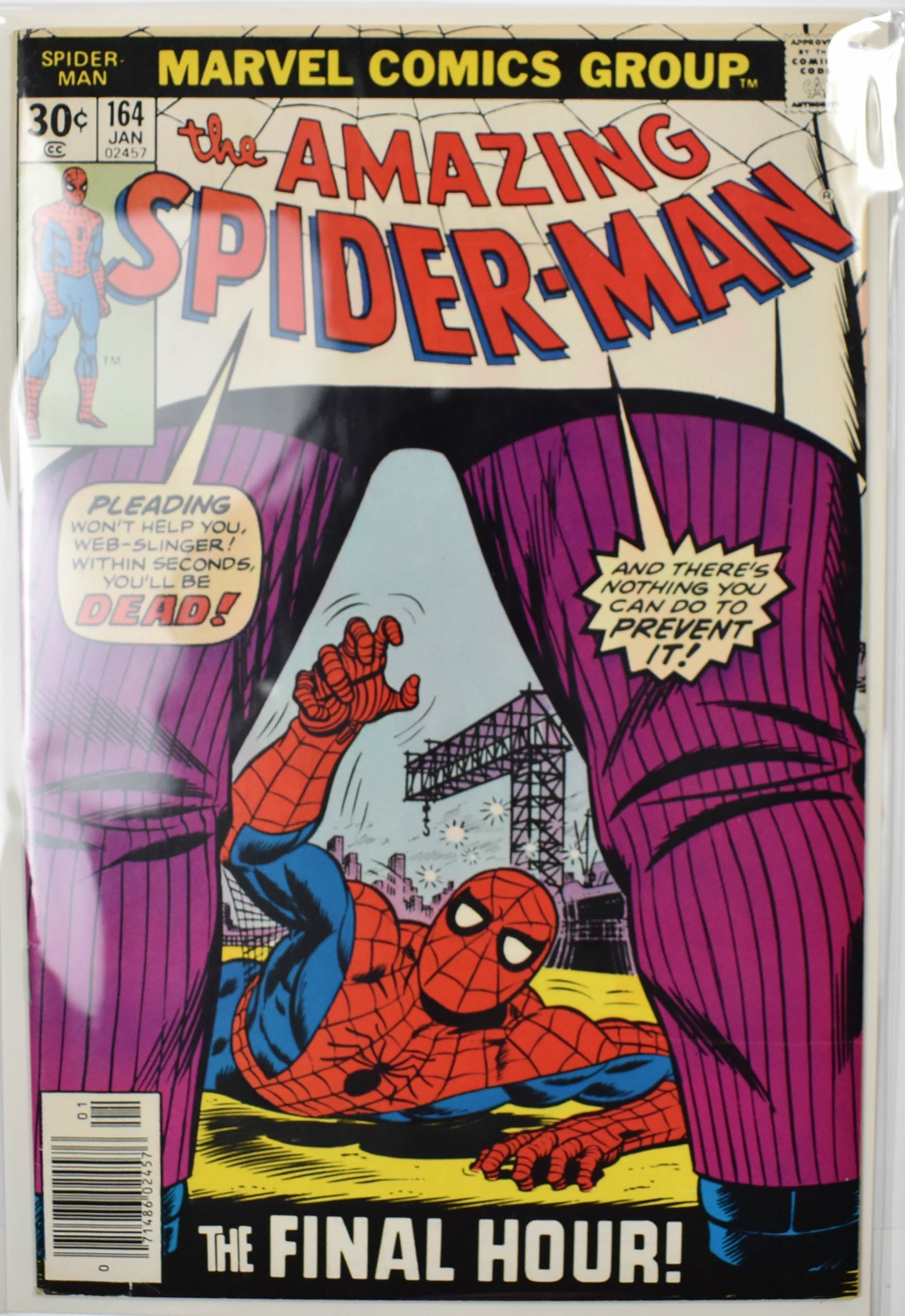 The Amazing Spider Man Marvel Comic Book 164 Jan
