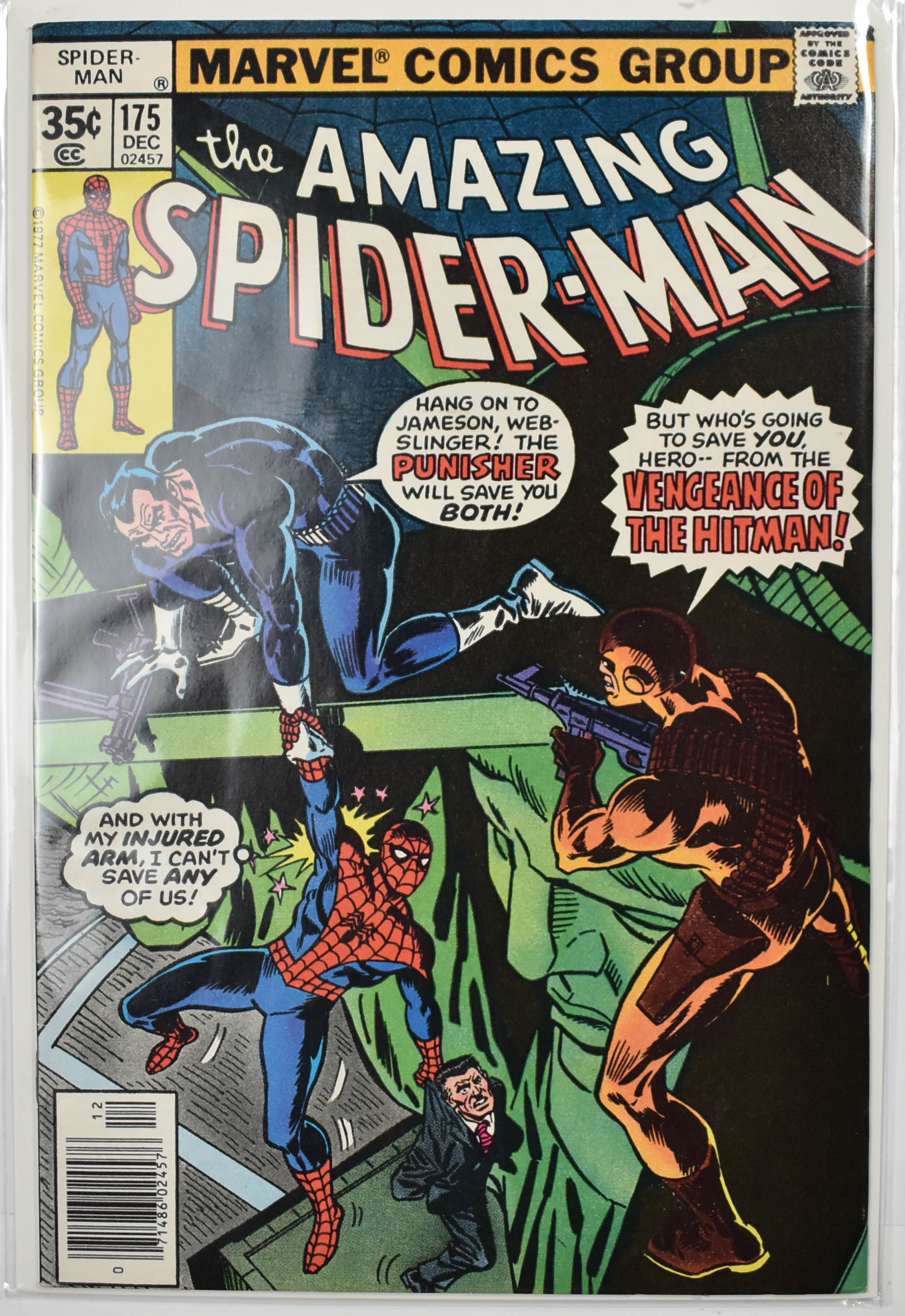 The Amazing Spider Man Marvel Comic Book 175 Dec