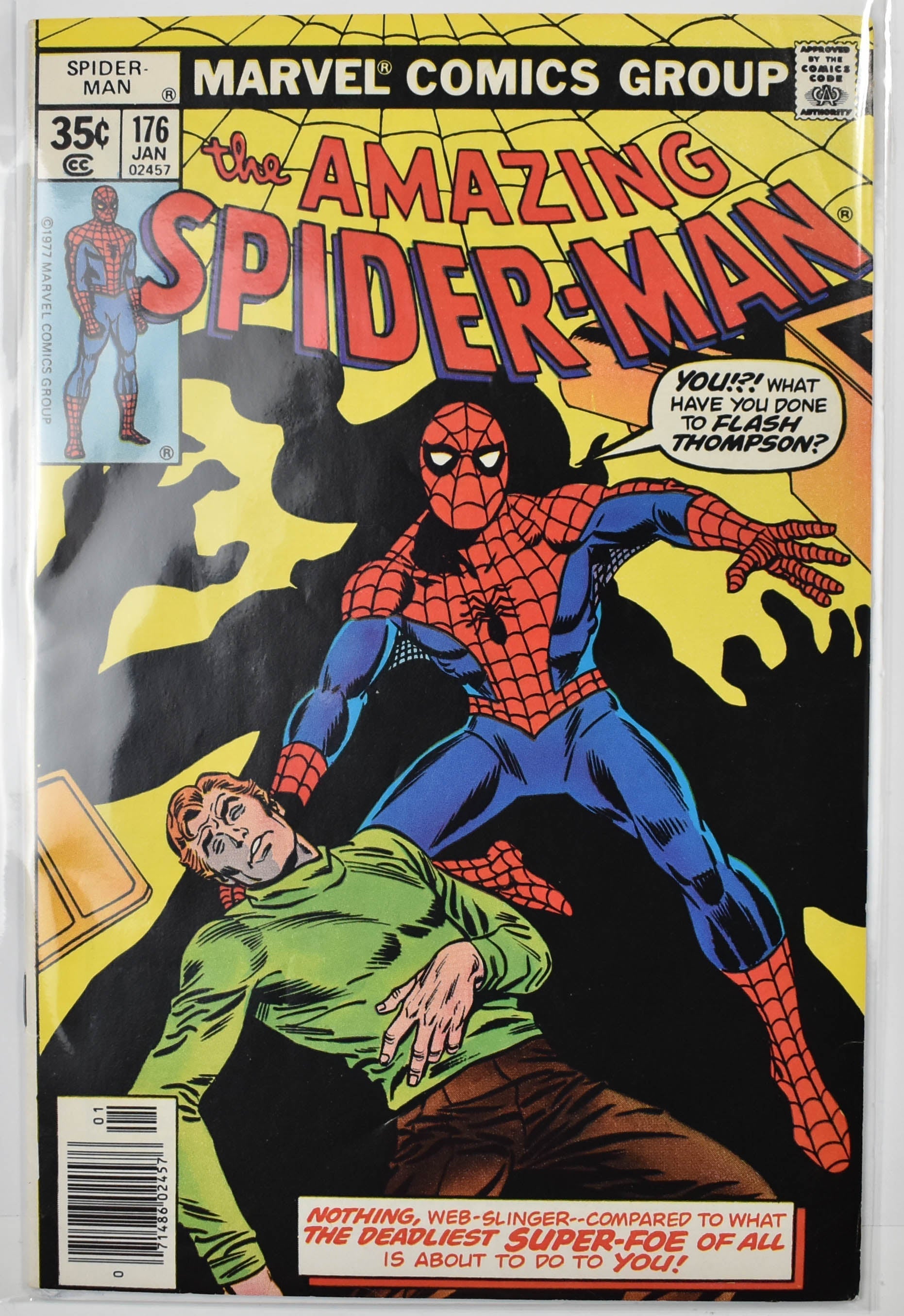 The Amazing Spider Man Marvel Comic Book 176 Jan