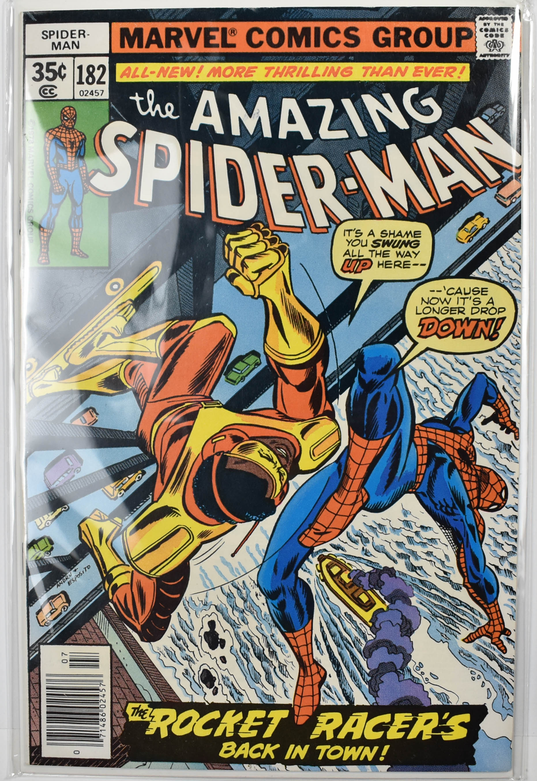 The Amazing Spider Man Marvel Comic Book 182