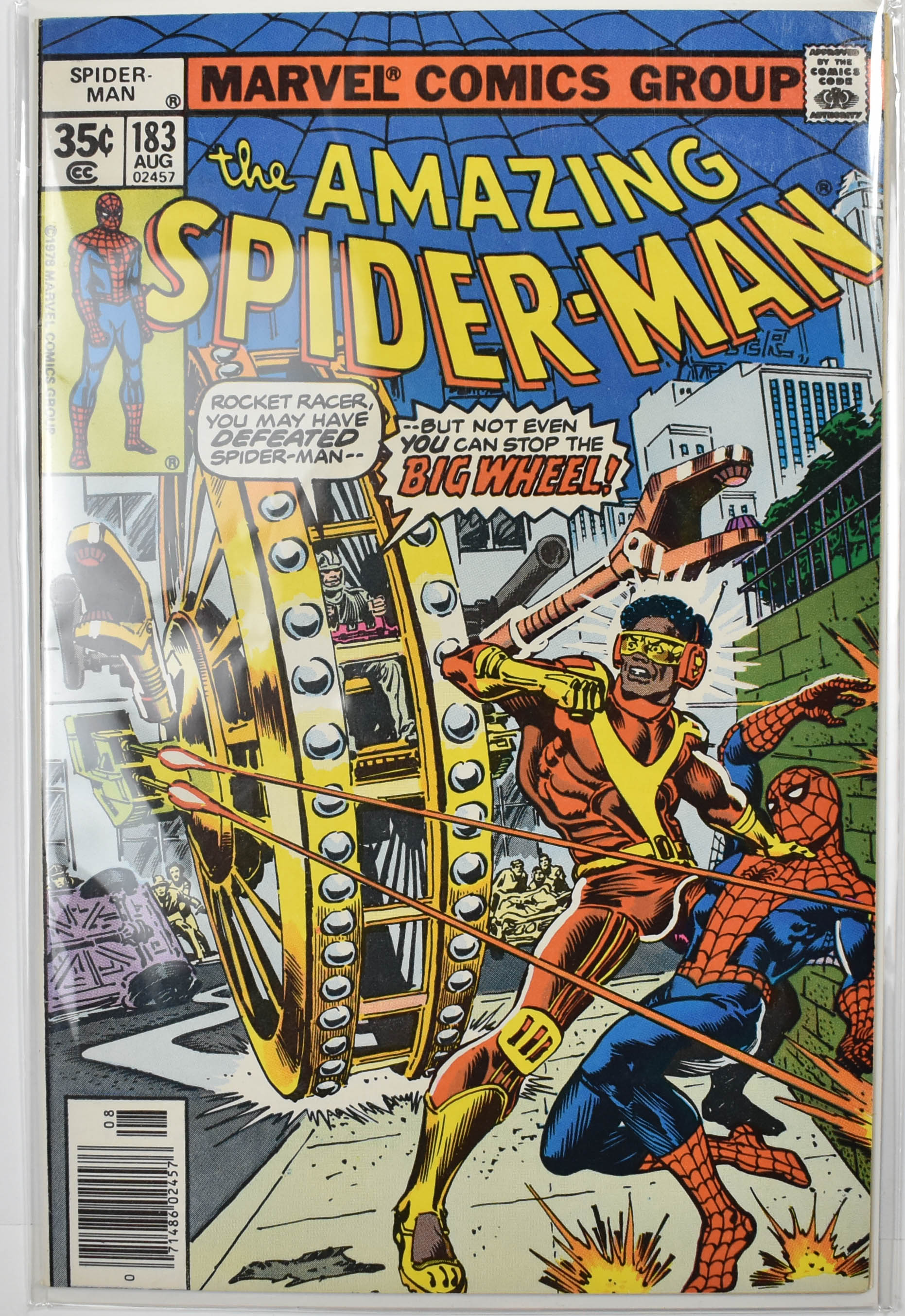 The Amazing Spider Man Marvel Comic Book 183 Aug