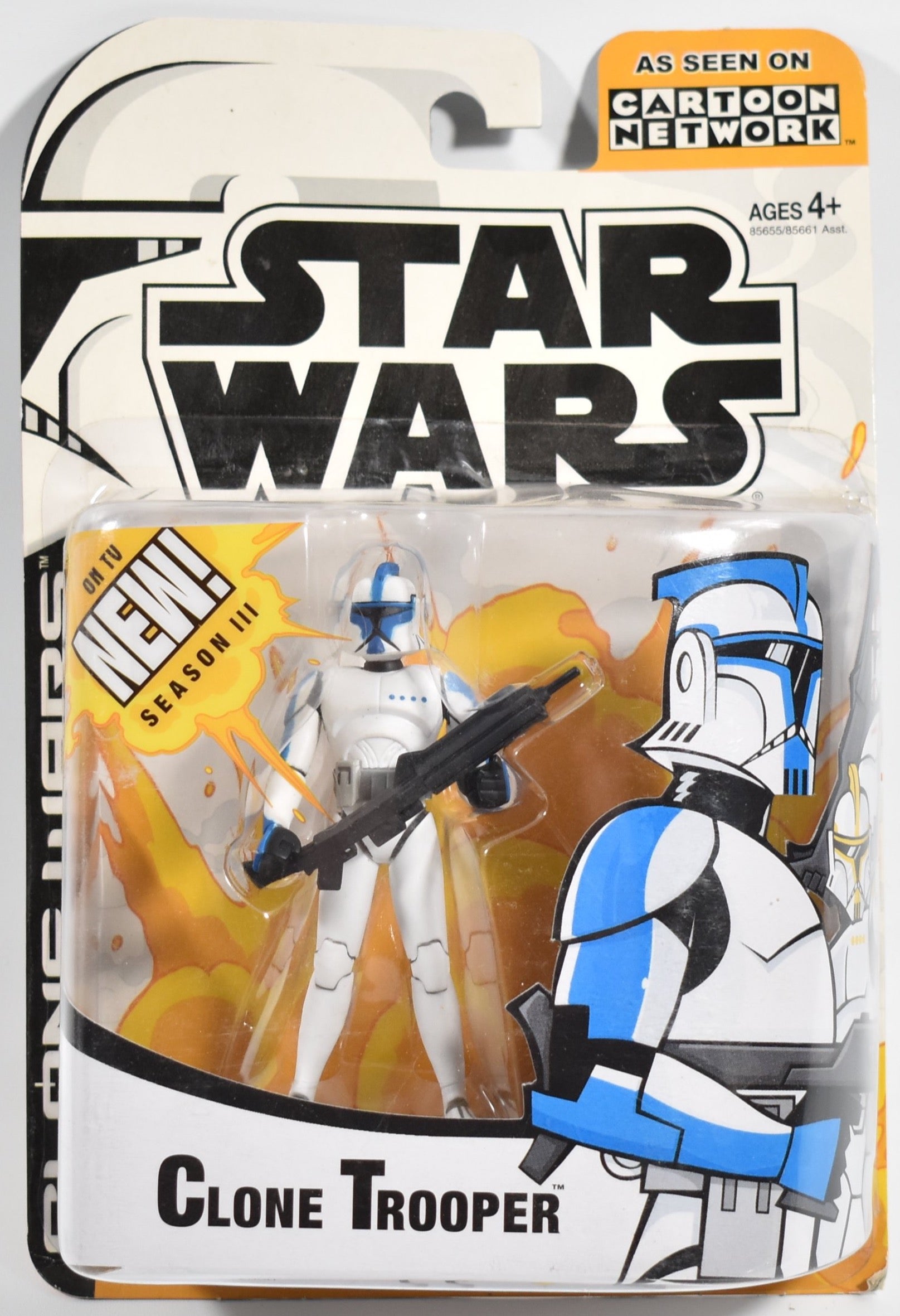 Star Wars Clone Wars Clone Trooper Action Figure As Seen on Cartoon Network