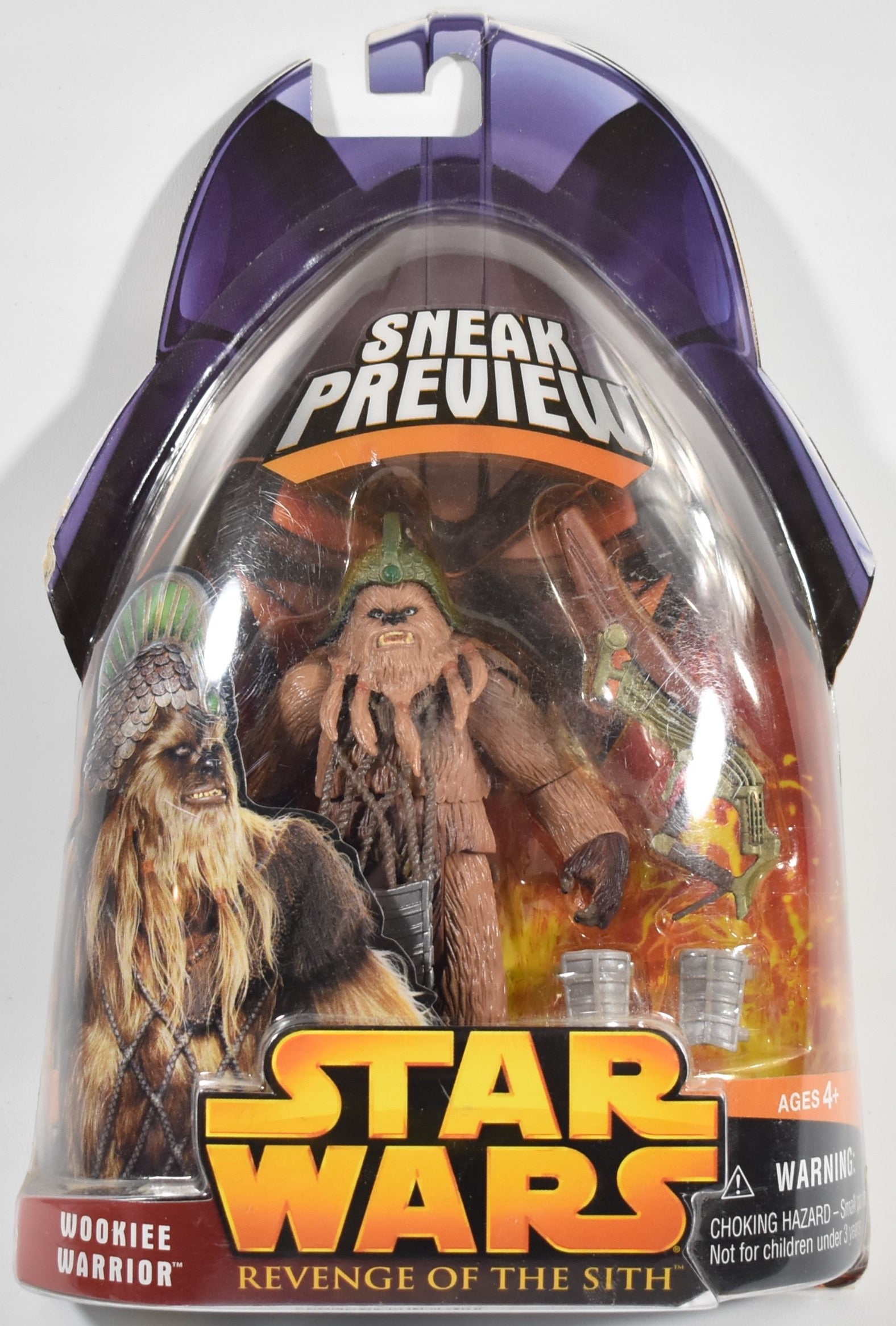 Revenge of the Sith Sneak Preview Action Figure Wookiee Warrior