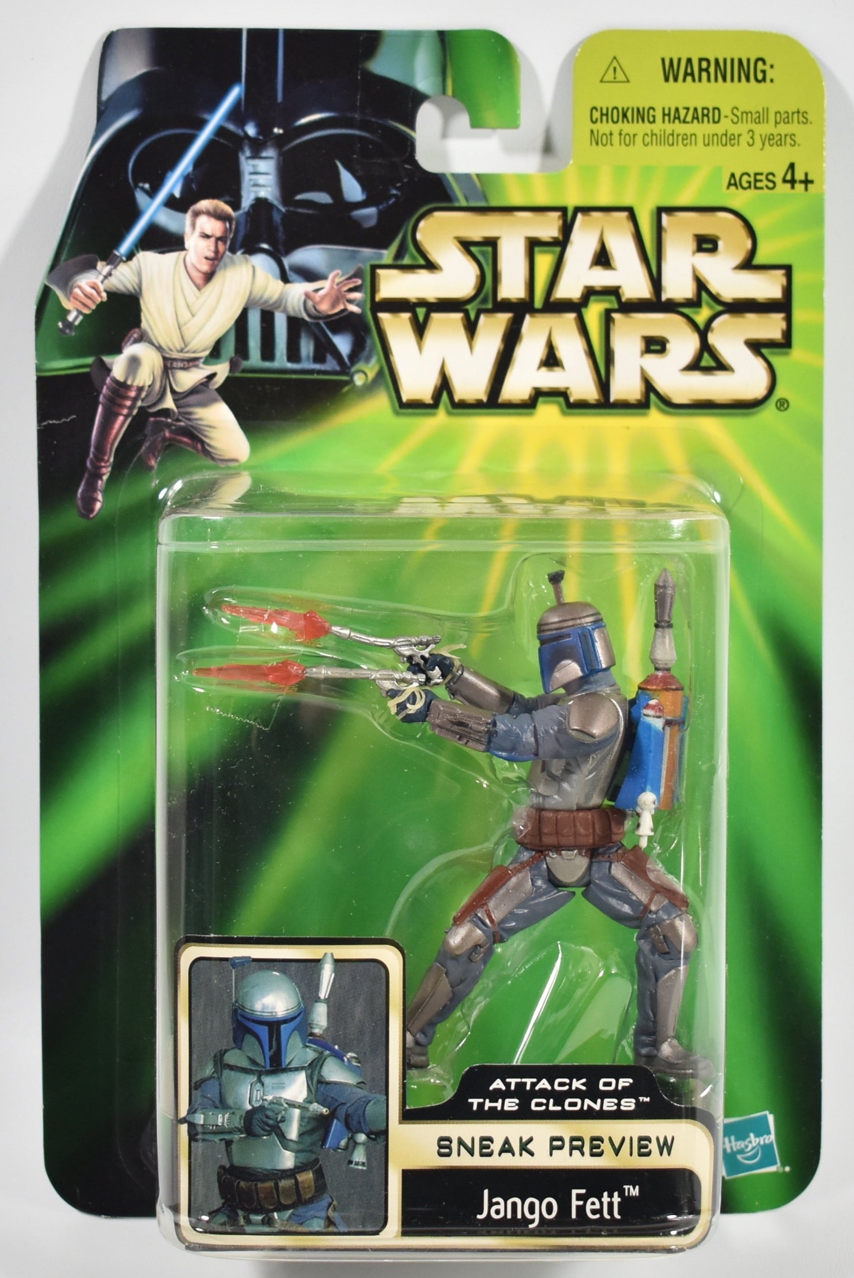 Star Wars Power of the Jedi Action Figure Jango Fett Hasbro Attack of the Clones