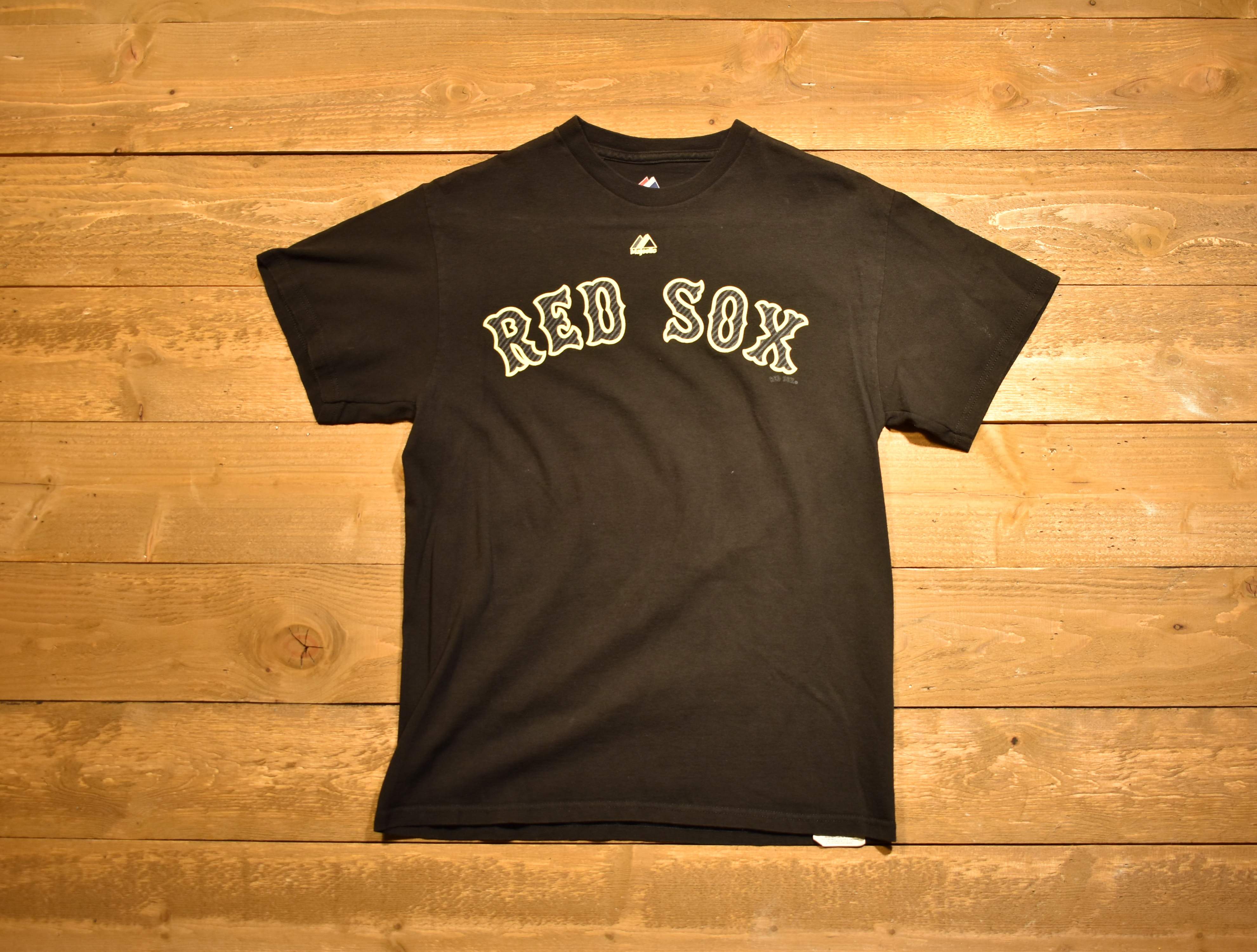 Boston Red Sox men's medium majestic MLB baseball T-shirt used 16 middlebrooks