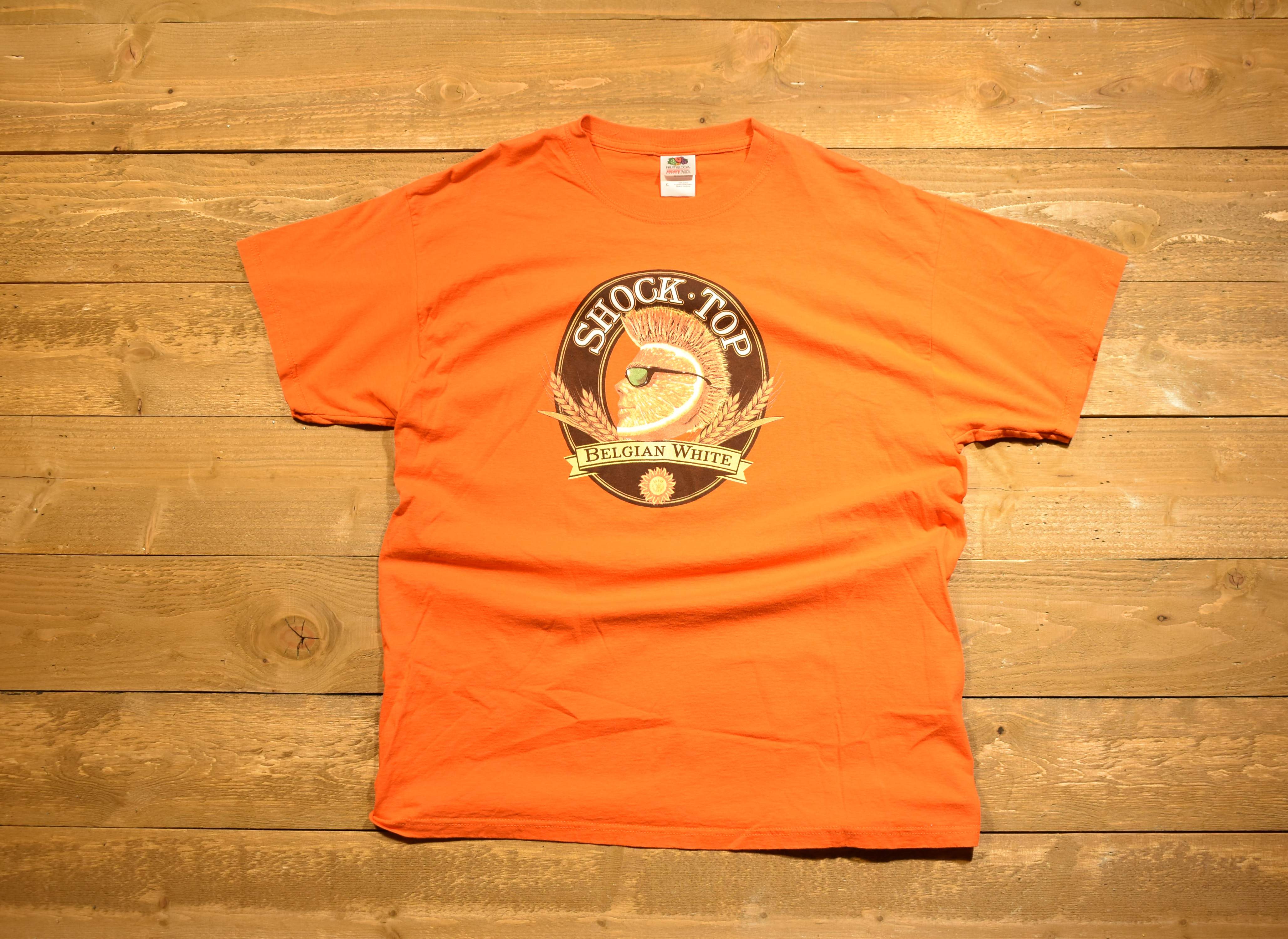 Shock top Belgian White deer men's T-shirt XL orange used