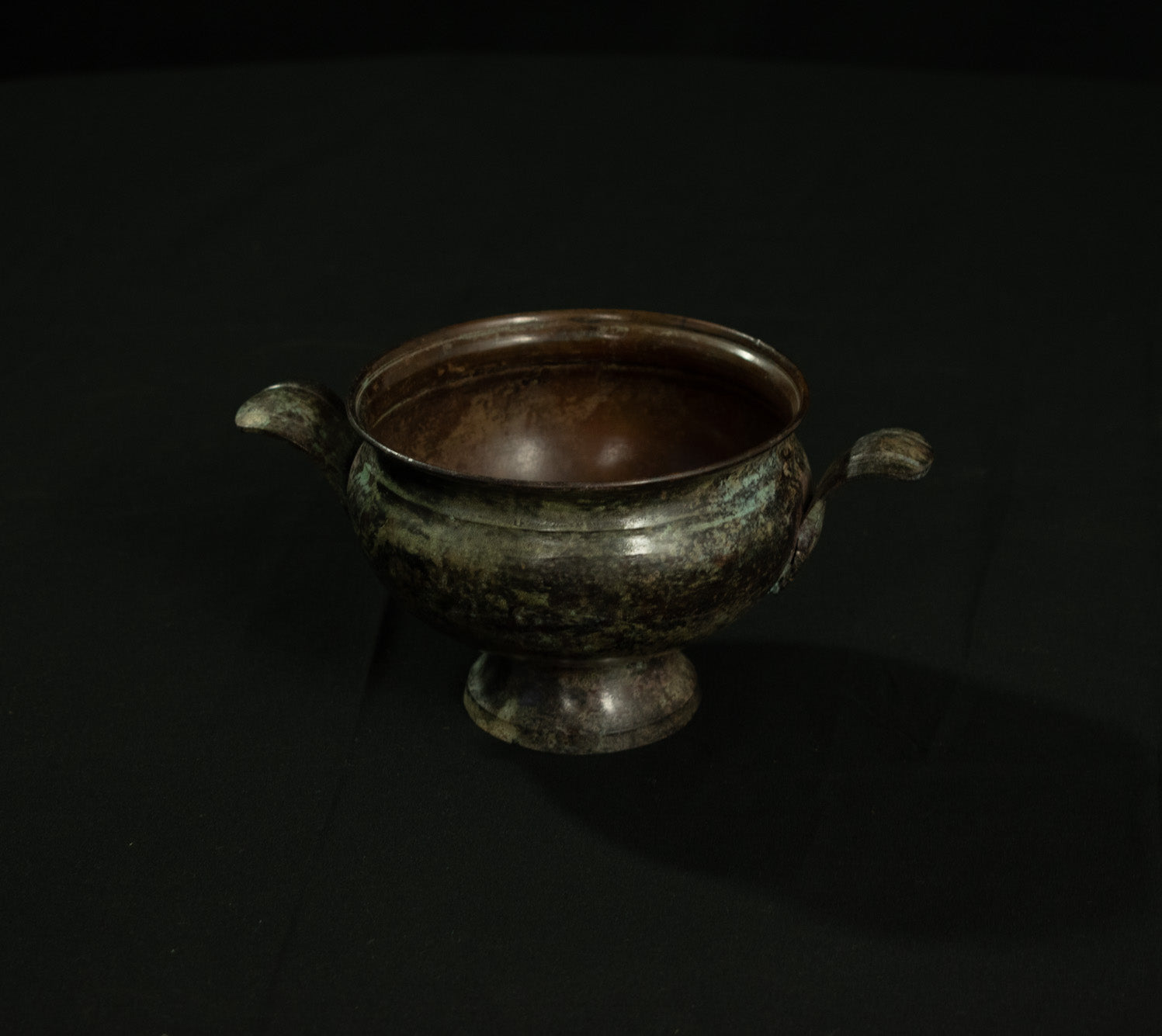 Small Metal Tin Bowl Used Vintage Used W 4 1/2In X L 8In