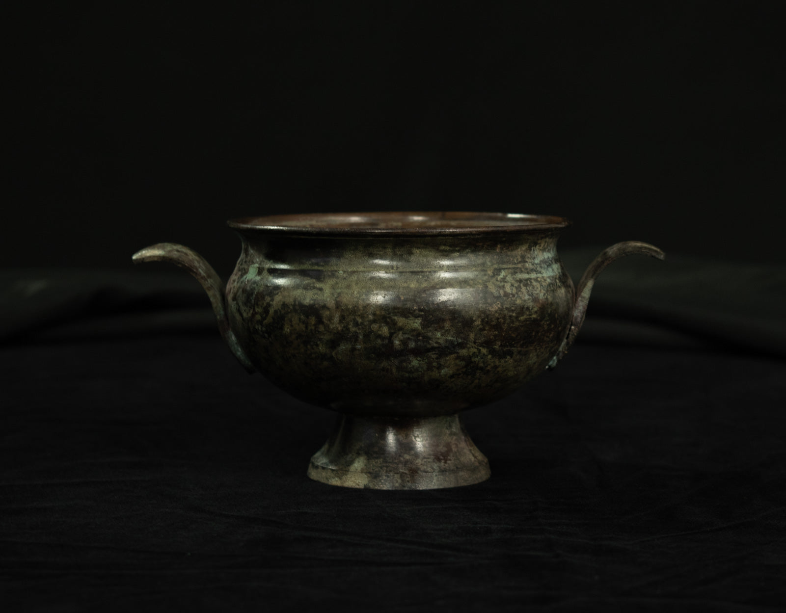 Small Metal Tin Bowl Used Vintage Used W 4 1/2In X L 8In