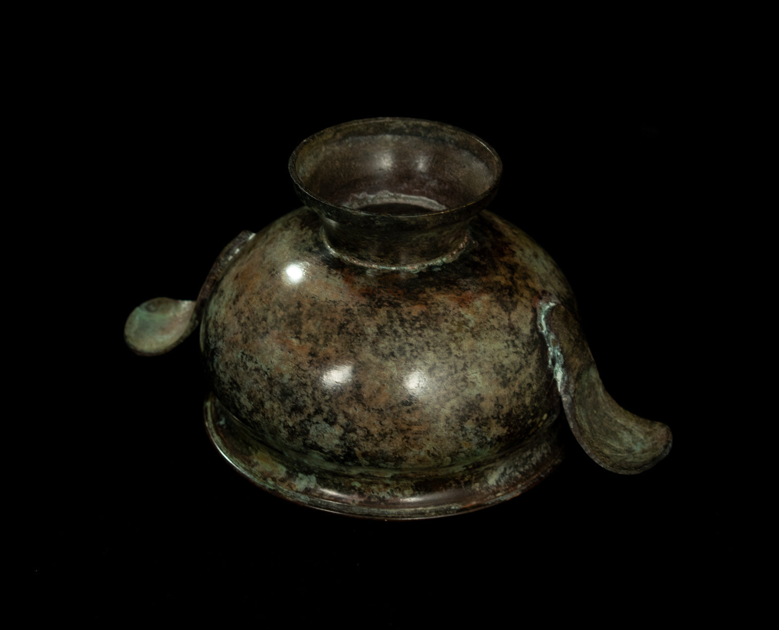 Small Metal Tin Bowl Used Vintage Used W 4 1/2In X L 8In