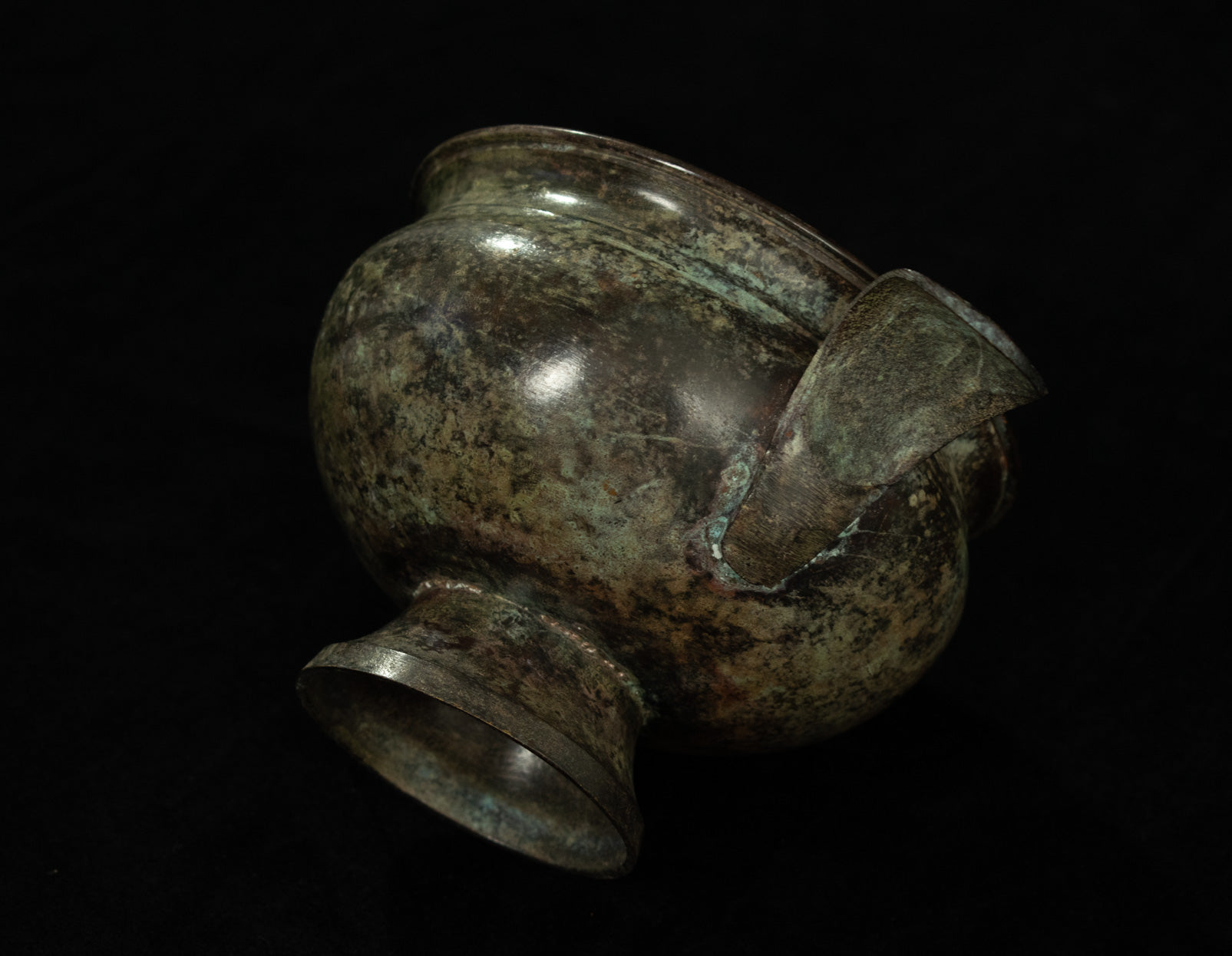 Small Metal Tin Bowl Used Vintage Used W 4 1/2In X L 8In