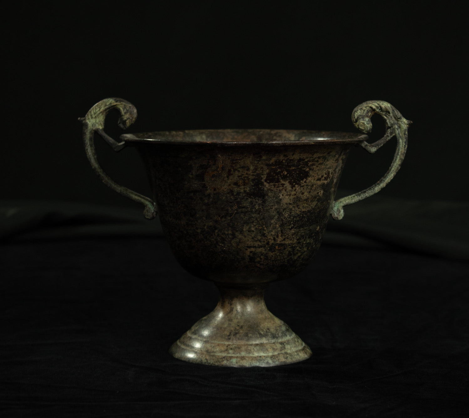 Large Metal Tin Bowl Used Vintage Used 7x6 Inches