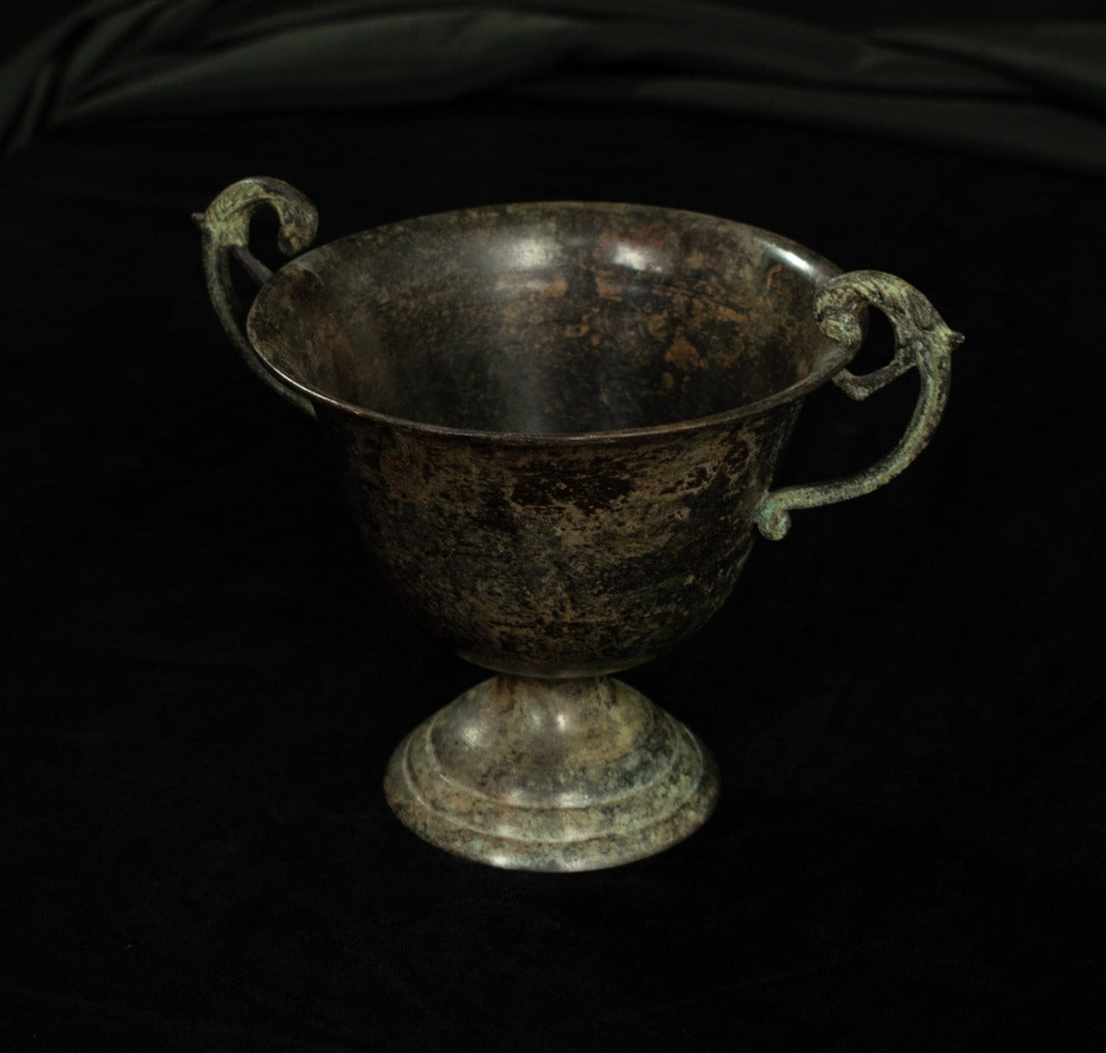 Large Metal Tin Bowl Used Vintage Used 7x6 Inches