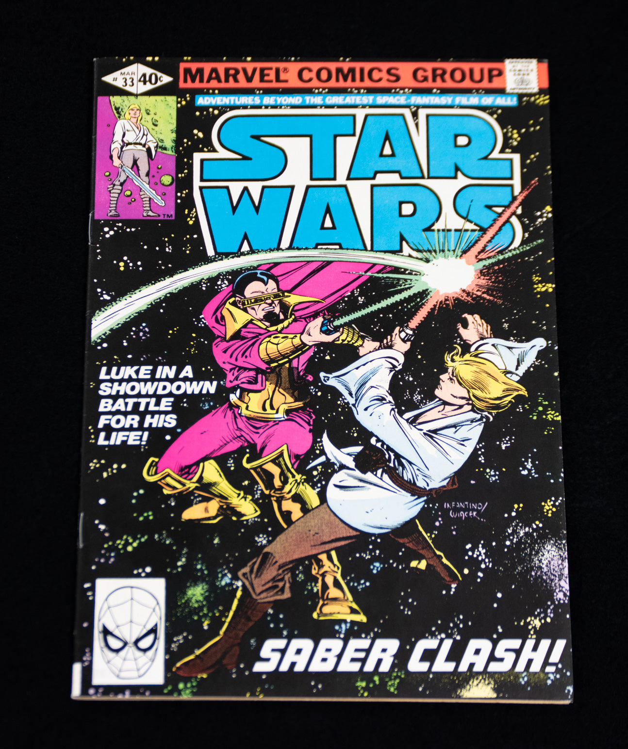 Star Wars Comic Book 33 MAR Marvel Comics Group The Greatest Space Fantasy Film