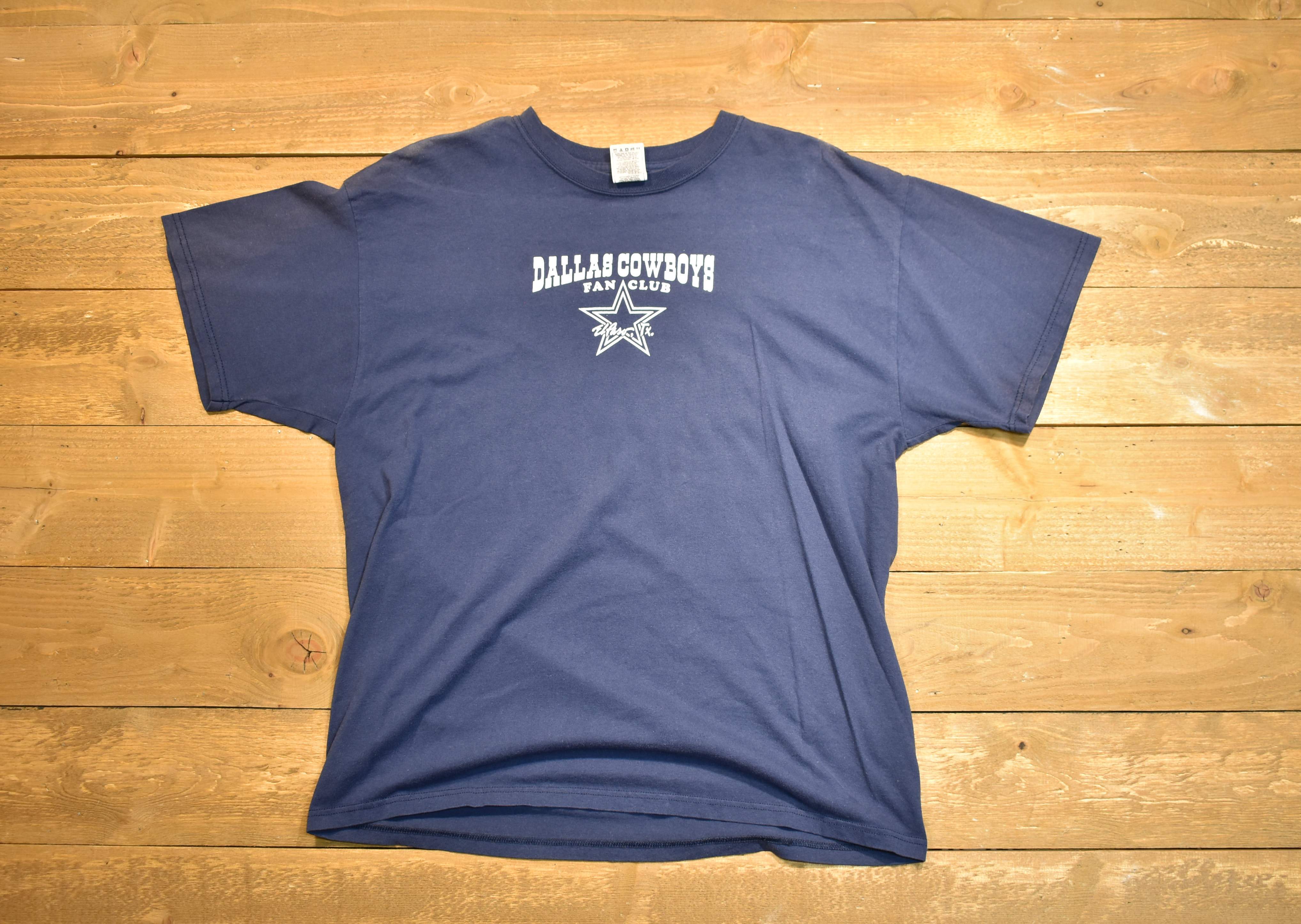 Dallas Cowboys men's T-shirt America's team fan club El Paso Texas XL used
