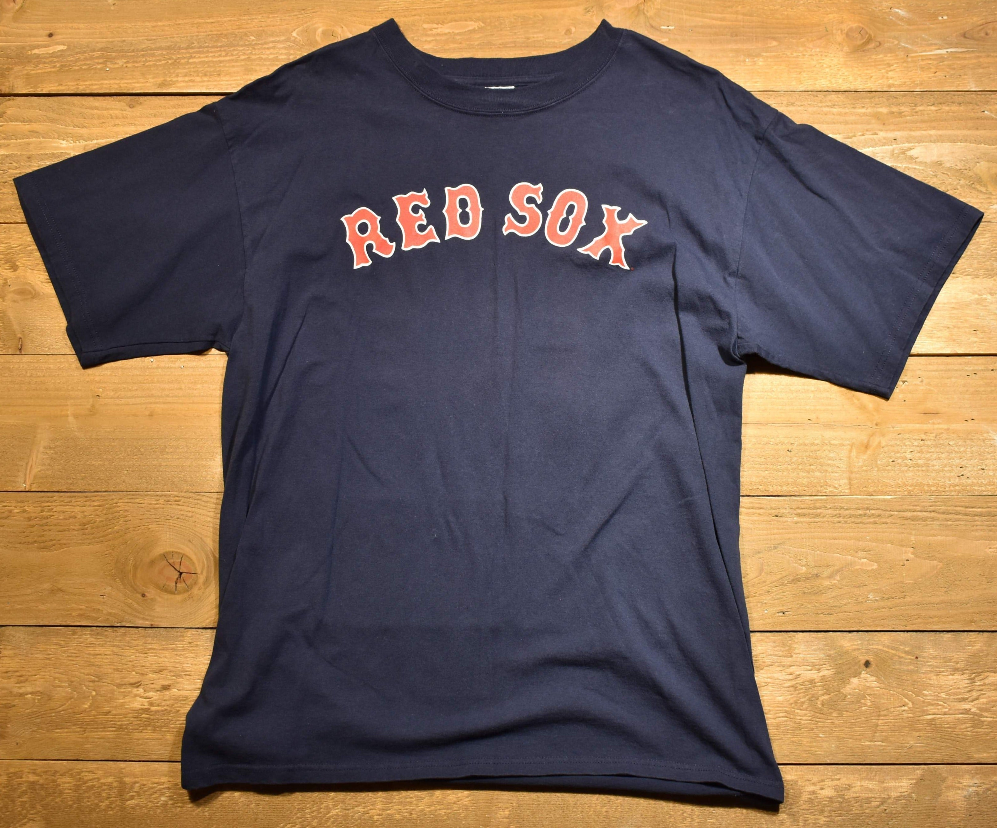 Red Sox Boston majestic XL men's T-shirt MLB baseball 18 Matsuzaka used
