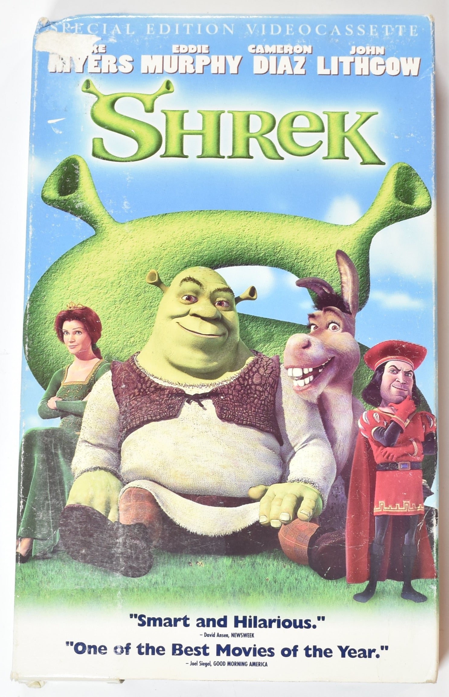 Shrek VHS Movie Original used tape