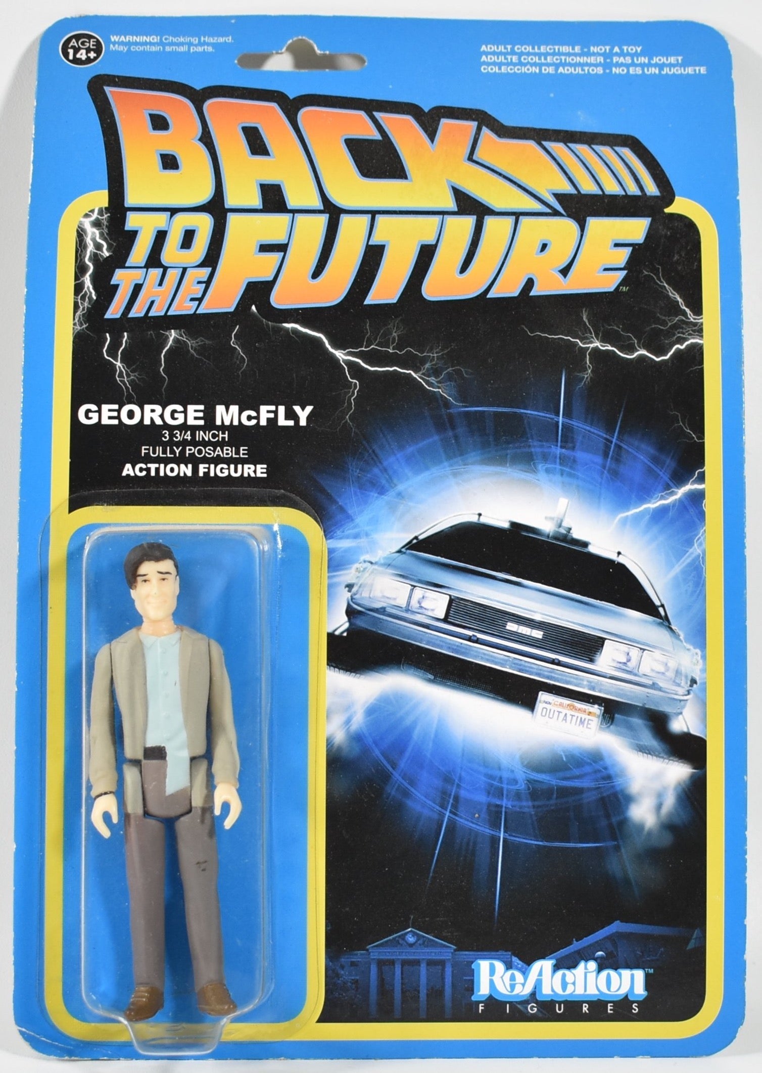 Back to the future George Mcfly  ReAction Figures 3 3/4 Inch