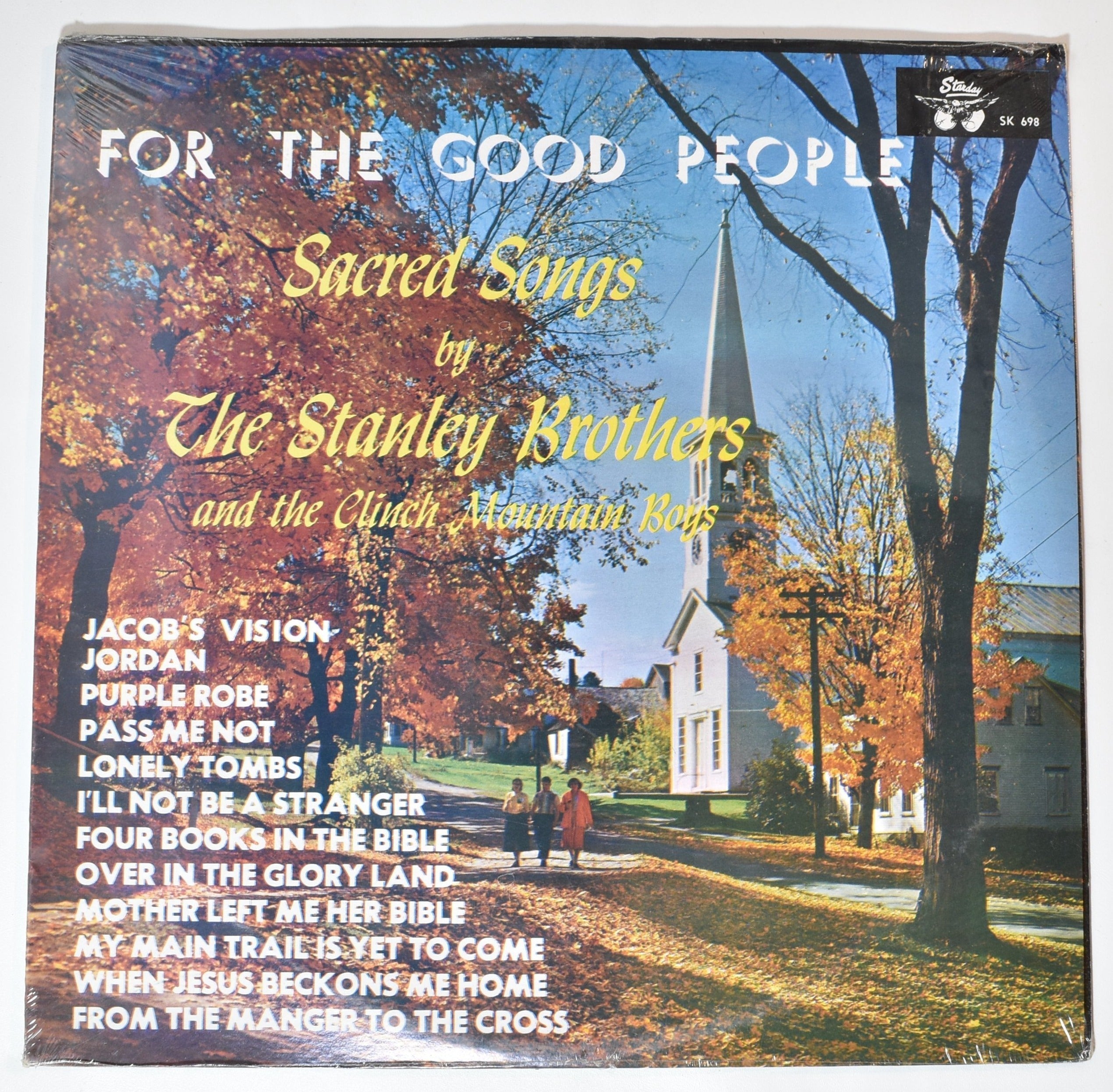 For the good people sacred songs by the Stanley brothers Vinyl Record Used