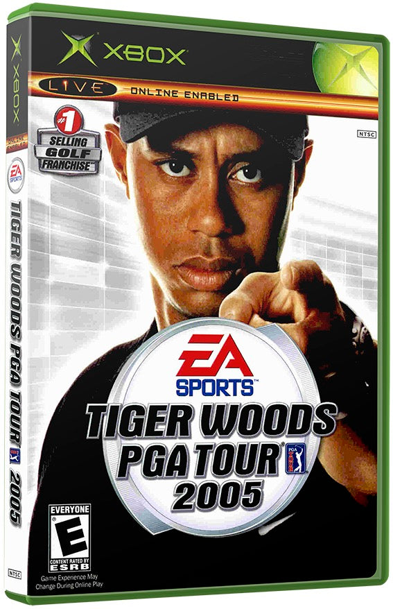 Tiger Woods PGA Tour 2005 Used Microsoft XBOX Original Video Game