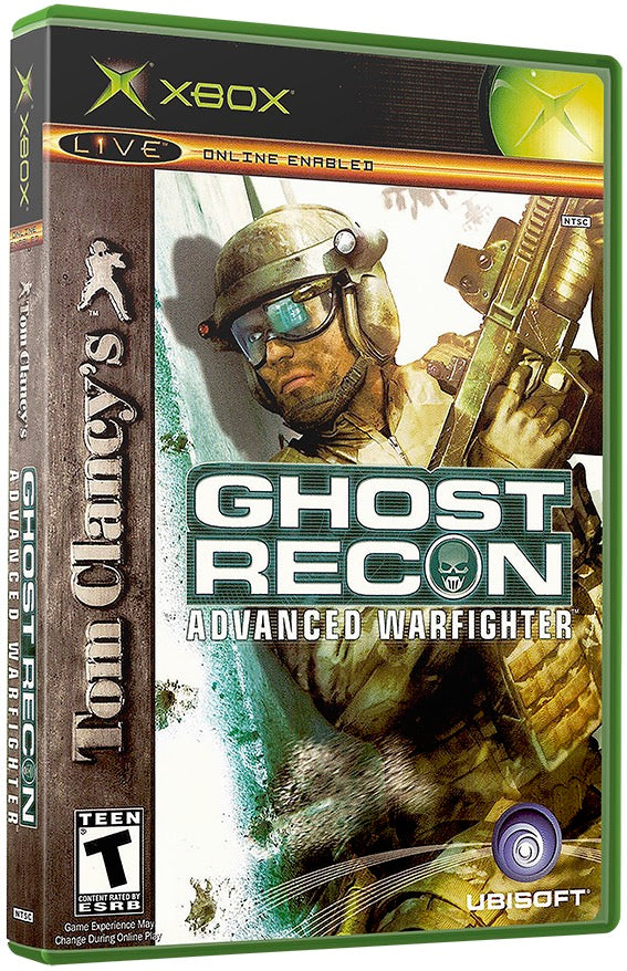Tom Clancy's - Ghost Recon - Advanced Warfighter Used Microsoft XBOX Original Video Game