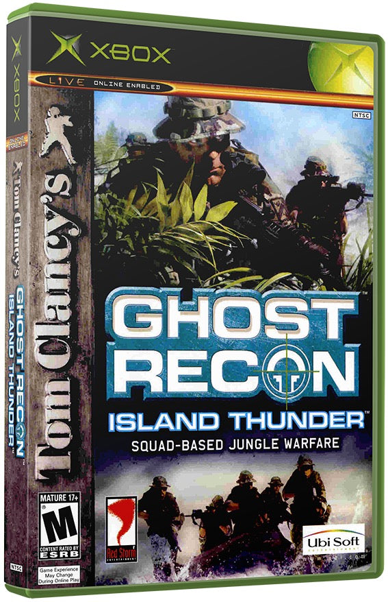 Tom Clancy's - Ghost Recon - Island Thunder Used Microsoft XBOX Original Video Game