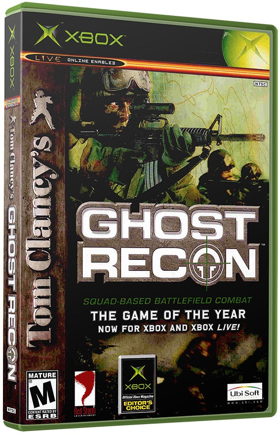 Tom Clancy's - Ghost Recon Used Microsoft XBOX Original Video Game