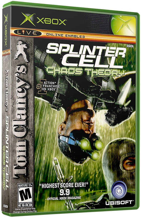 Tom Clancy's - Splinter Cell - Chaos Theory Used Microsoft XBOX Original Video Game