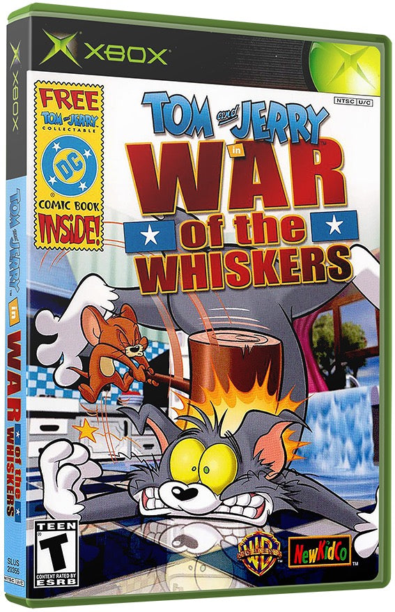Tom and Jerry in War of the Whiskers Used Microsoft XBOX Original Video Game