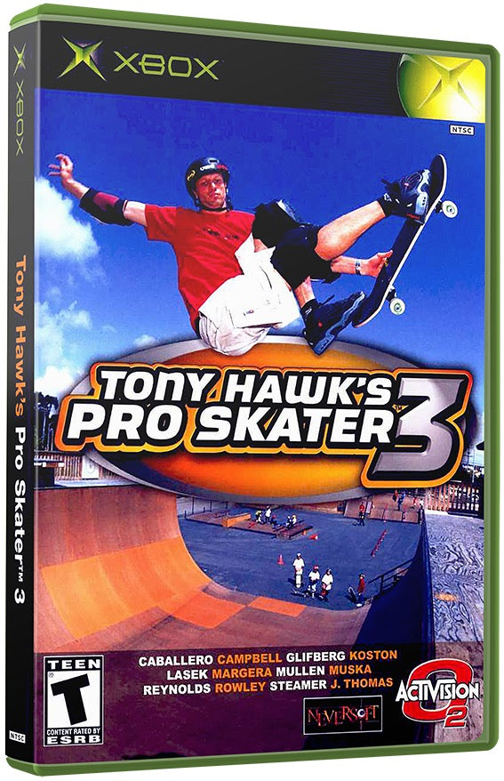 Tony Hawk's Pro Skater 3 Used Microsoft XBOX Original Video Game