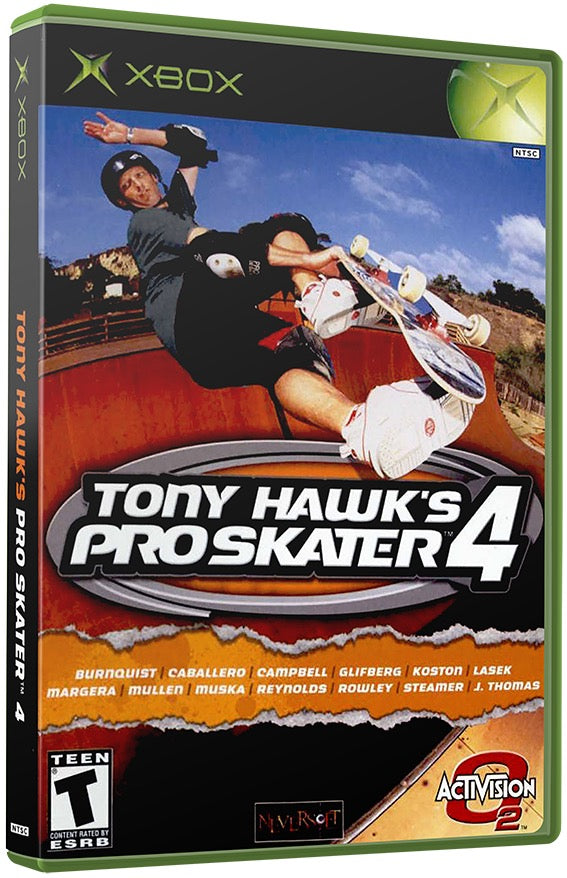 Tony Hawk's Pro Skater 4 Used Microsoft XBOX Original Video Game