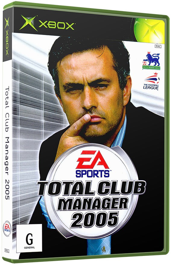 Total Club Manager 2005 Used Microsoft XBOX Original Video Game