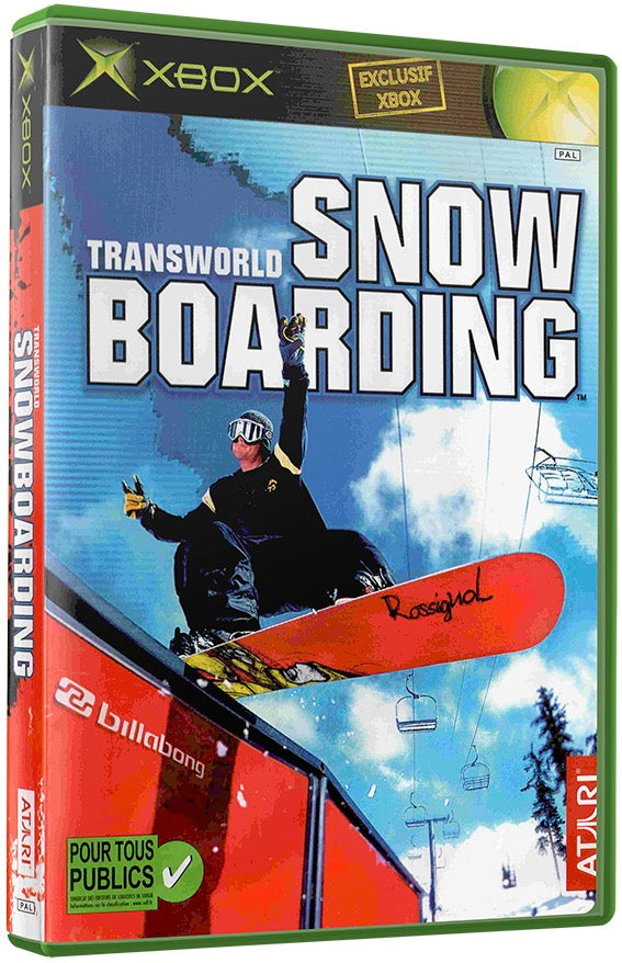 TransWorld Snowboarding Used Microsoft XBOX Original Video Game