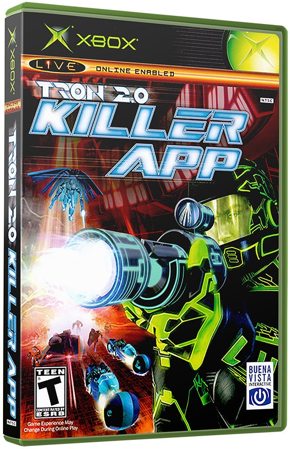 Tron 2.0 - Killer App Used Microsoft XBOX Original Video Game