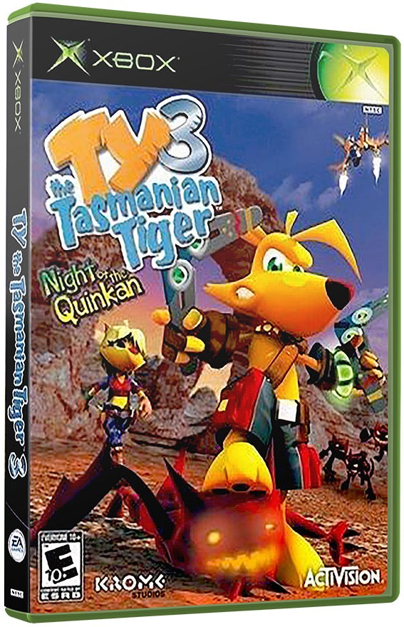 Ty the Tasmanian Tiger 3 - Night of the Quinkan Used Microsoft XBOX Original Video Game