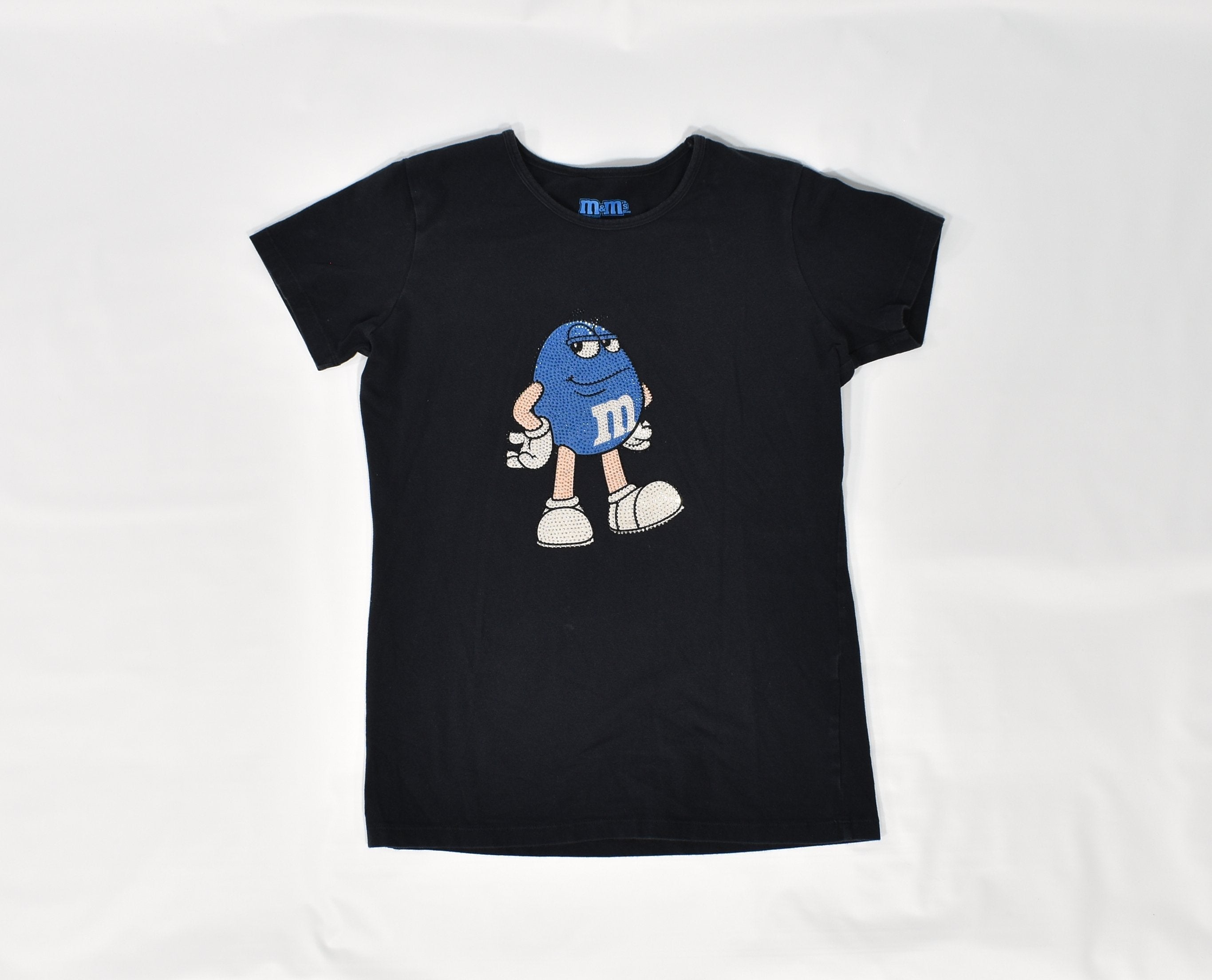 M and Ms Authentic Candy T shirt Medium Blue MnM Brand used