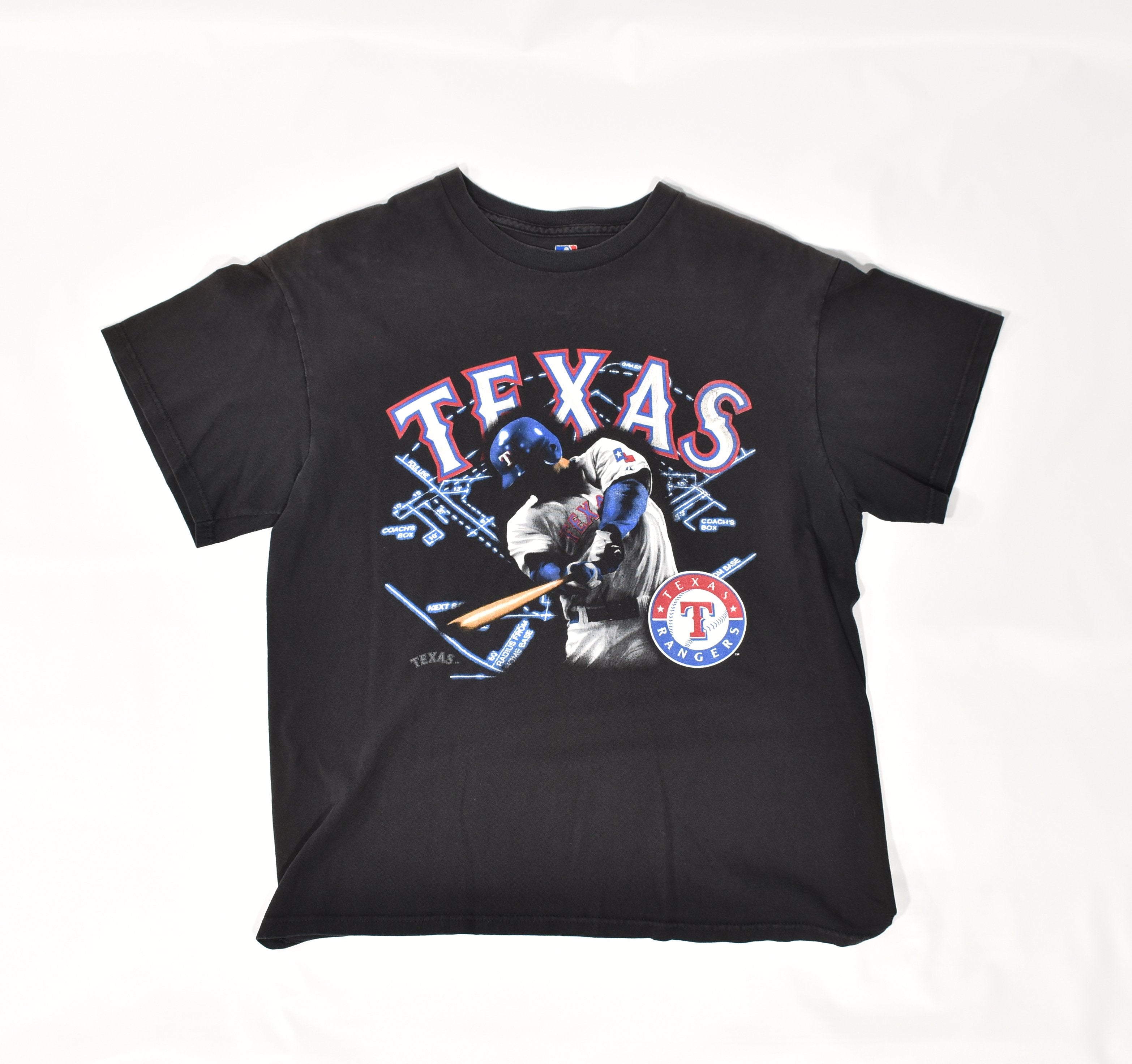 Texas Rangers baseball MLB T-shirt Medium Used